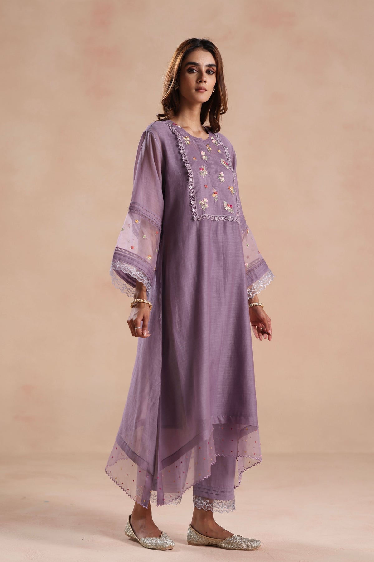 Siara Purple Kurta Set