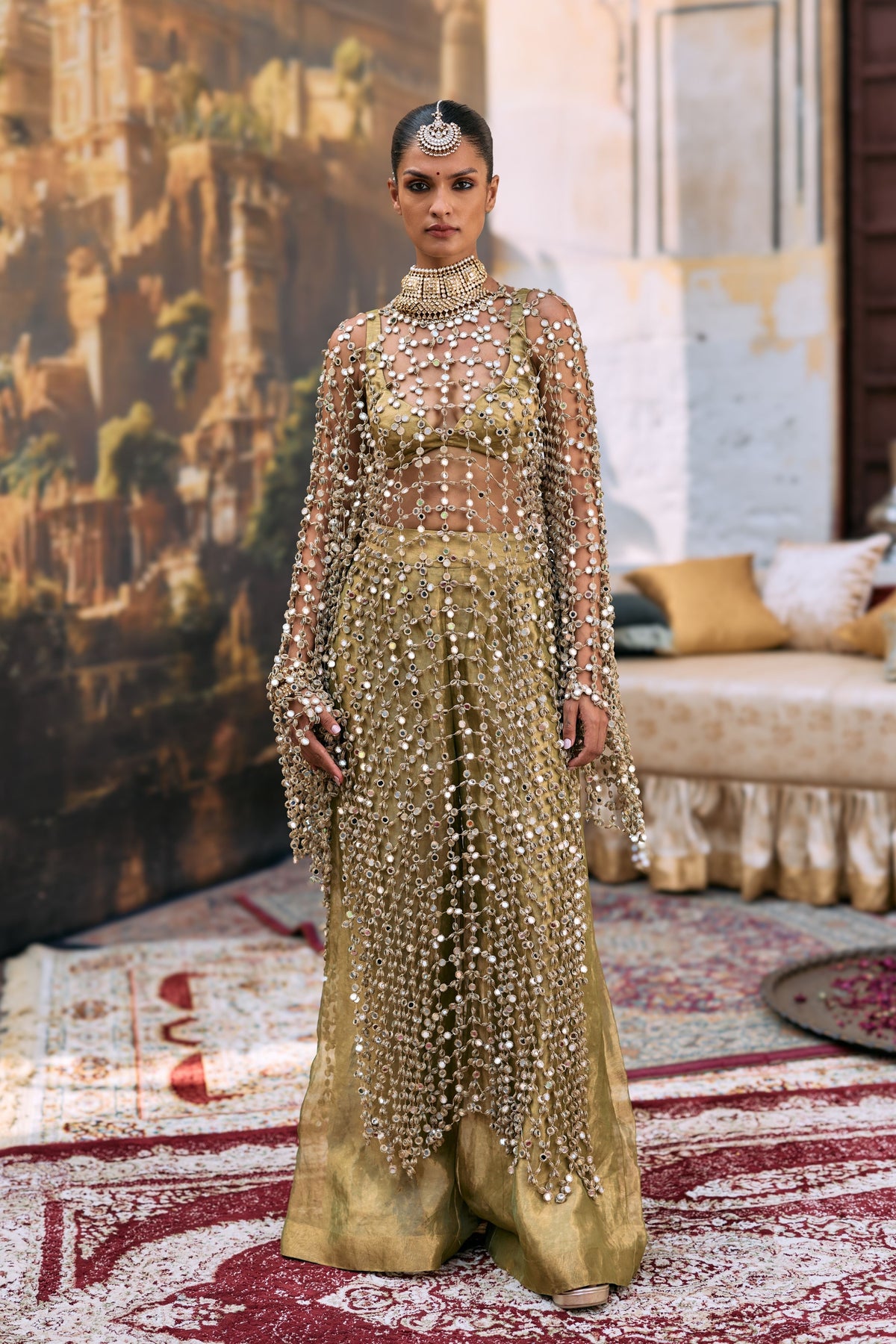 Chhavi Jaal Kurta Set