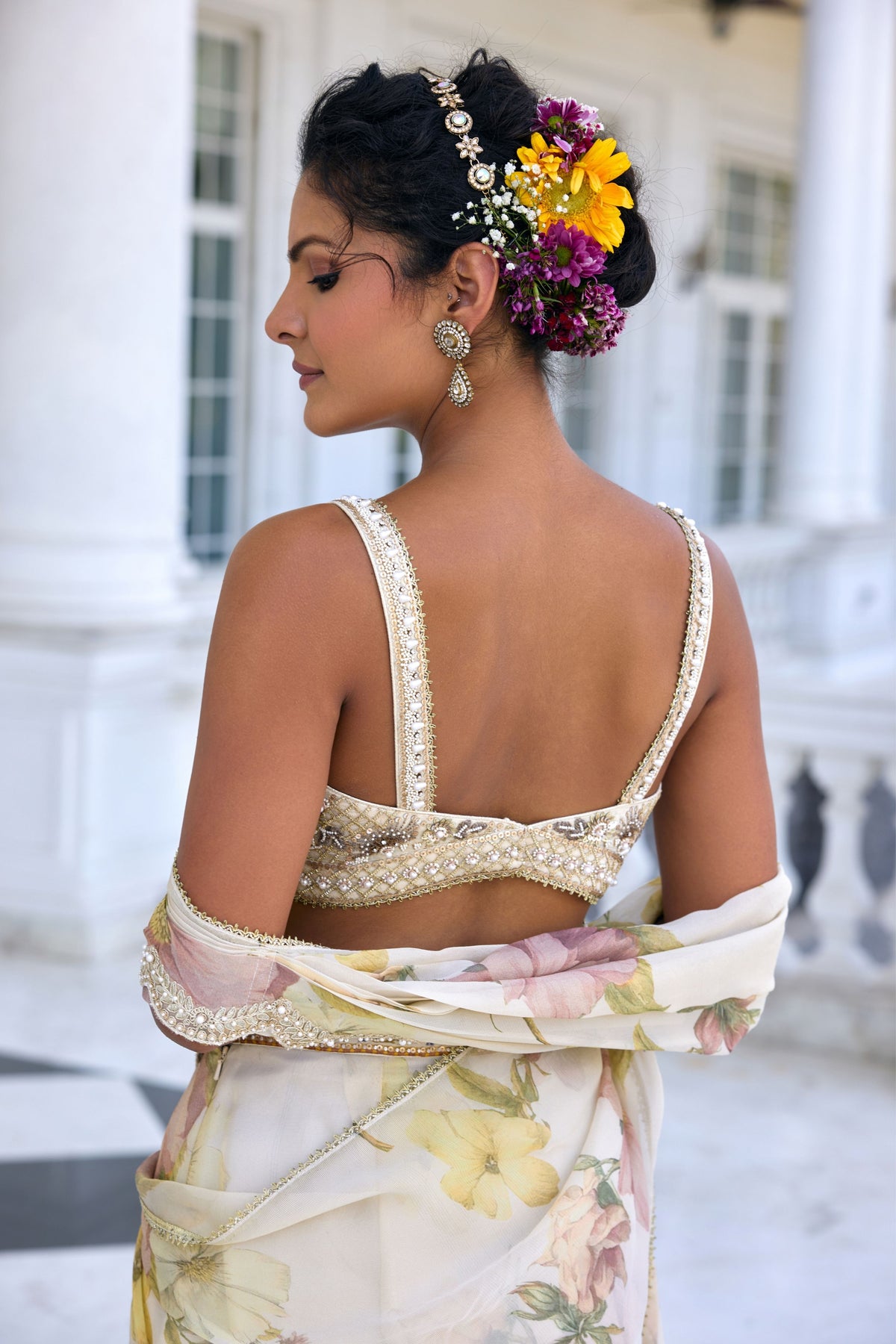 Lisa Draped Saree Set