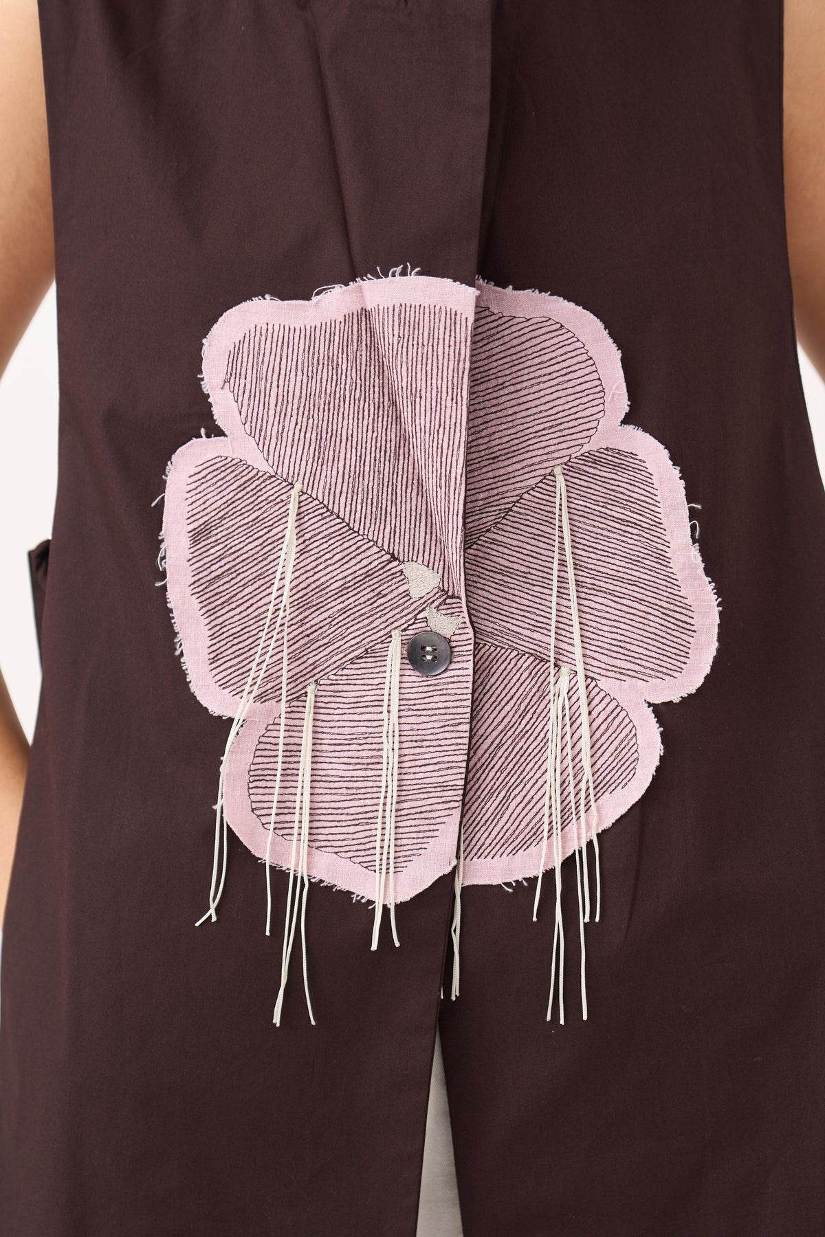 Floral Applique Waistcoat