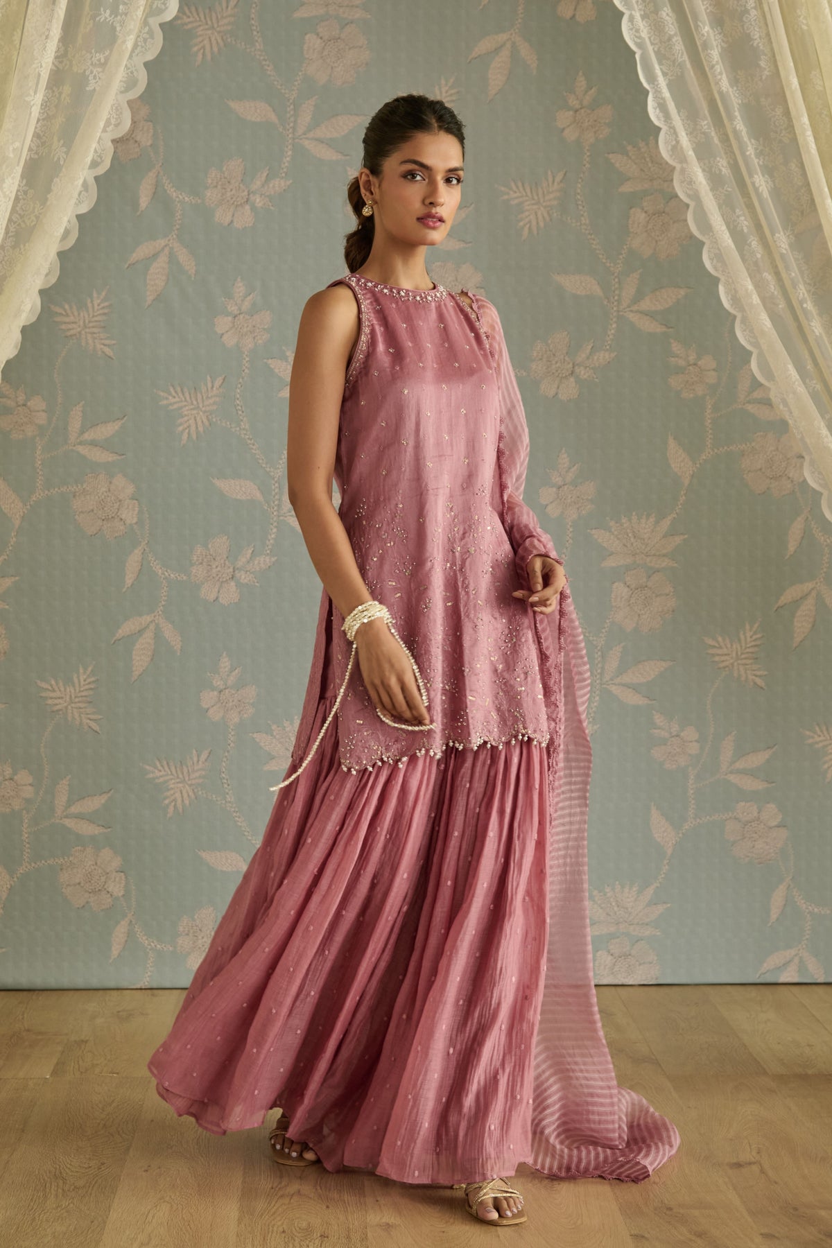 Blush Ira Gharara Set
