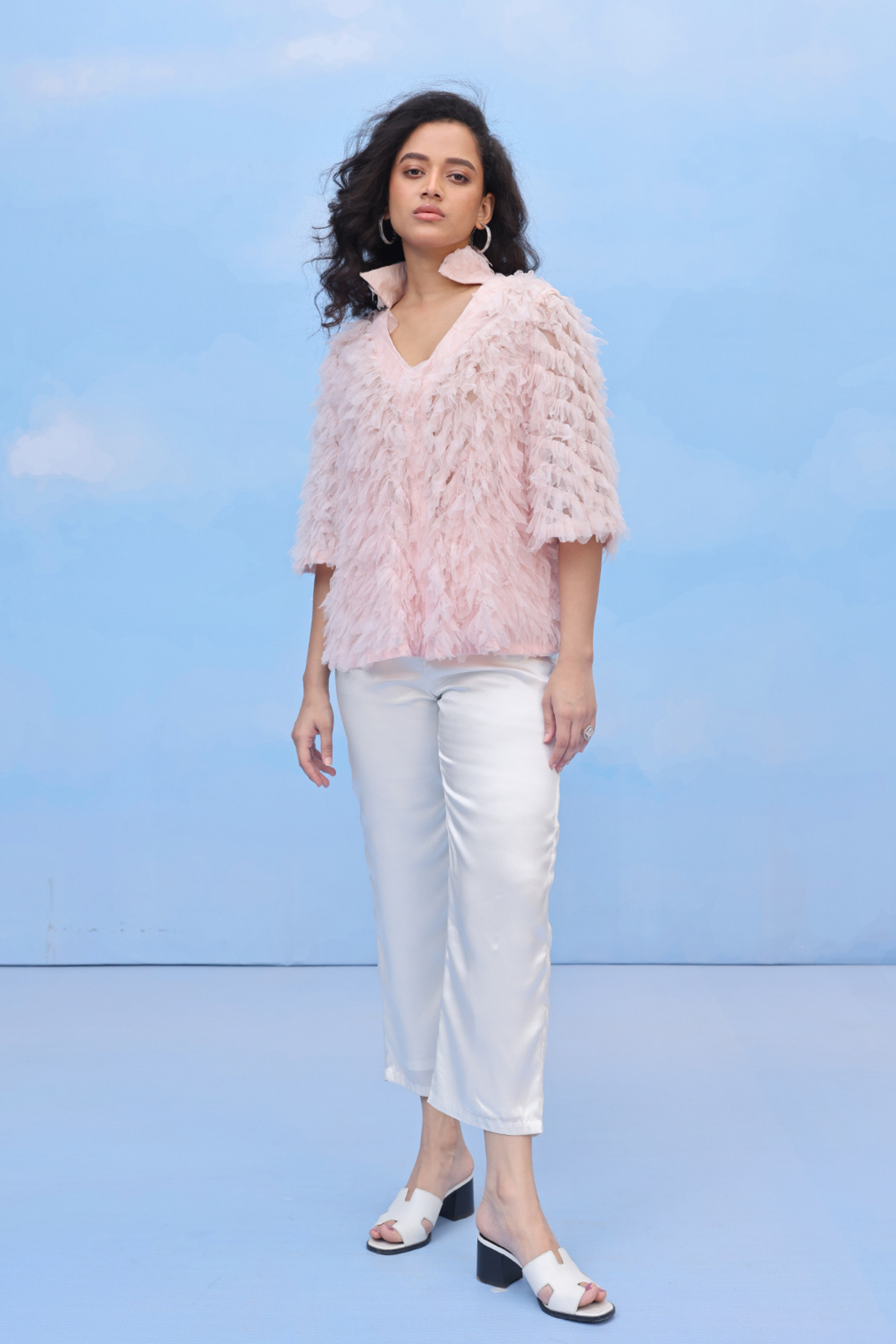 Tulle Crispfold Bloom Shirt