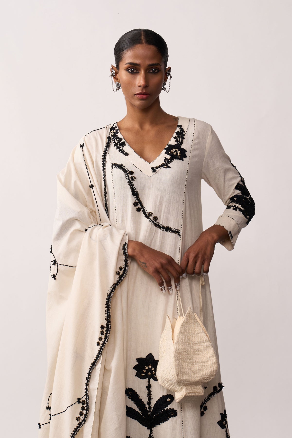Sucheta Ivory Kurta Set