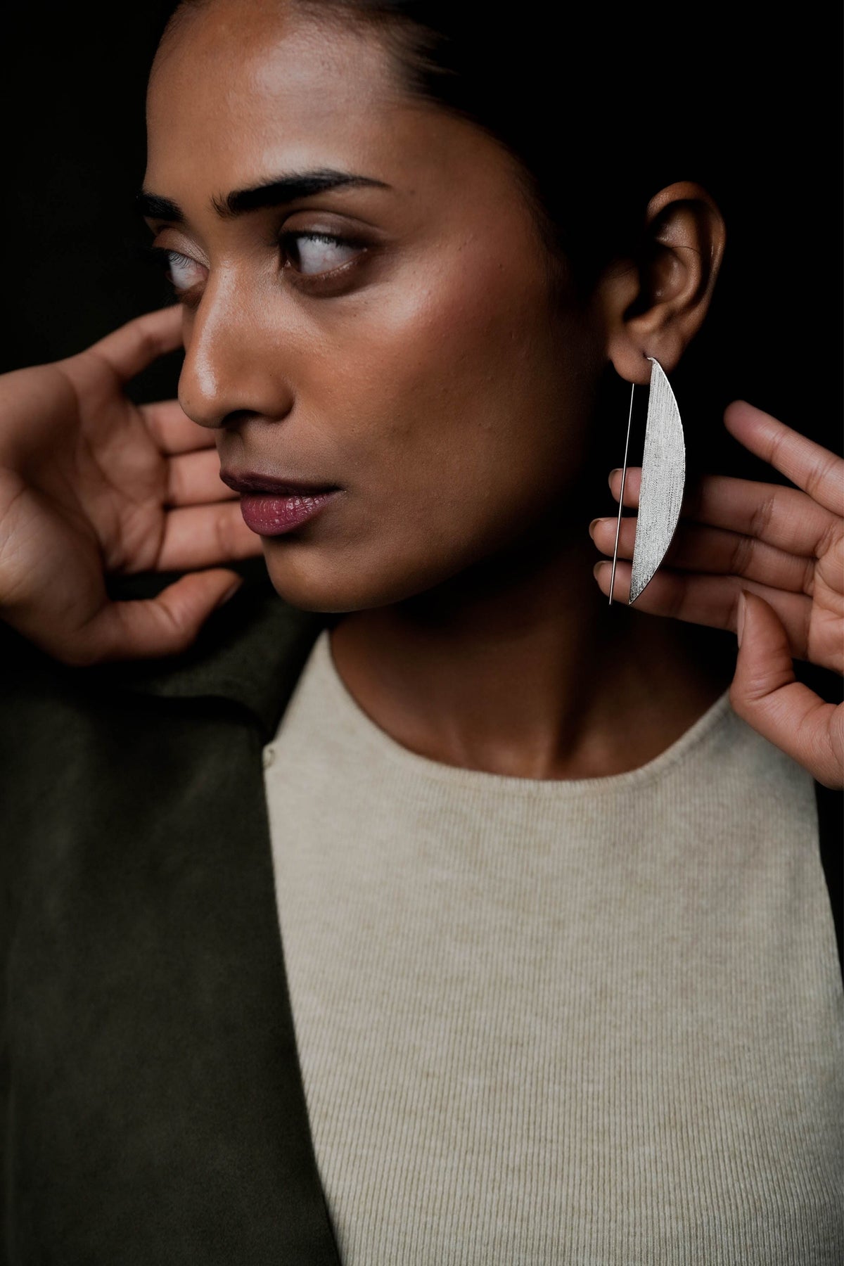 Eclip Silver Earrings