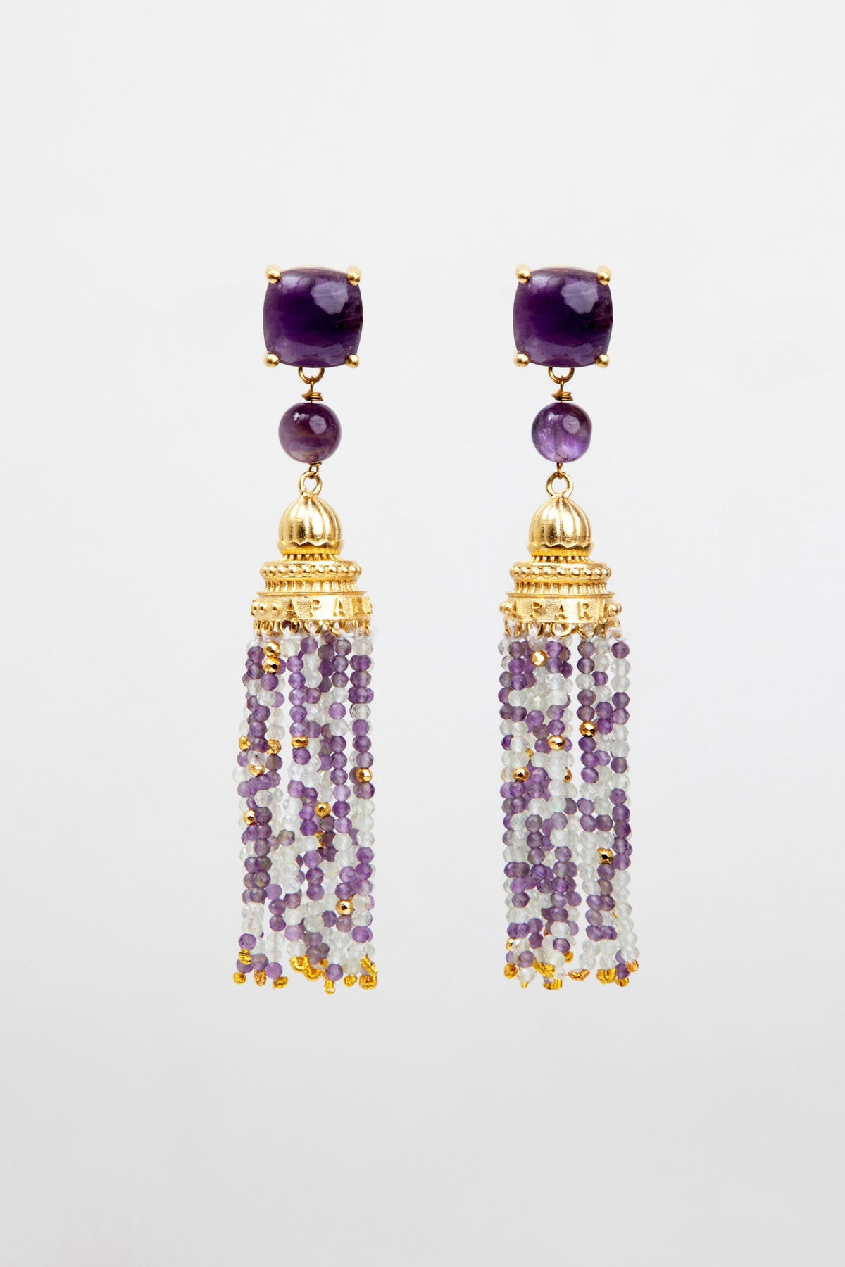 Amethyst Temple Of Inspiration Earrings