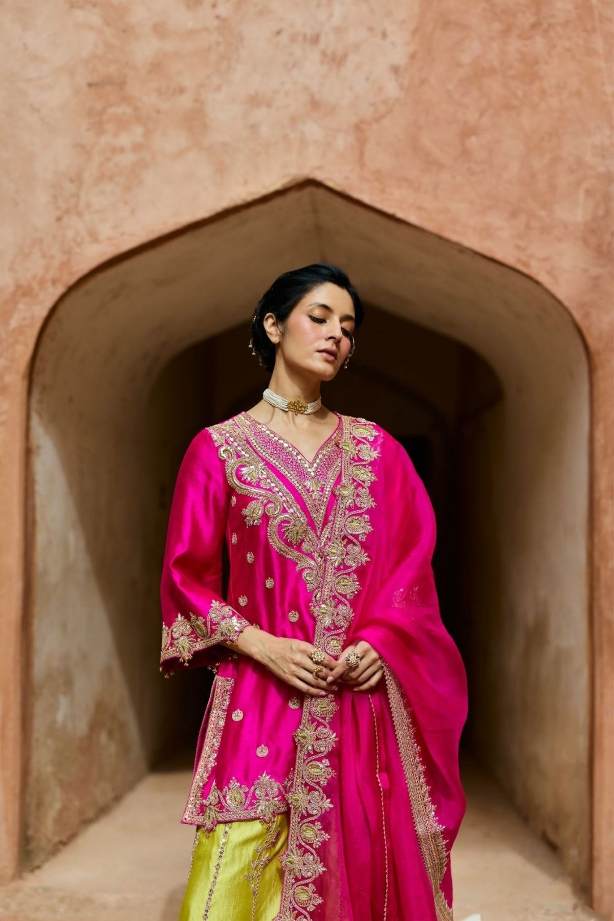 Heer Sharara Set