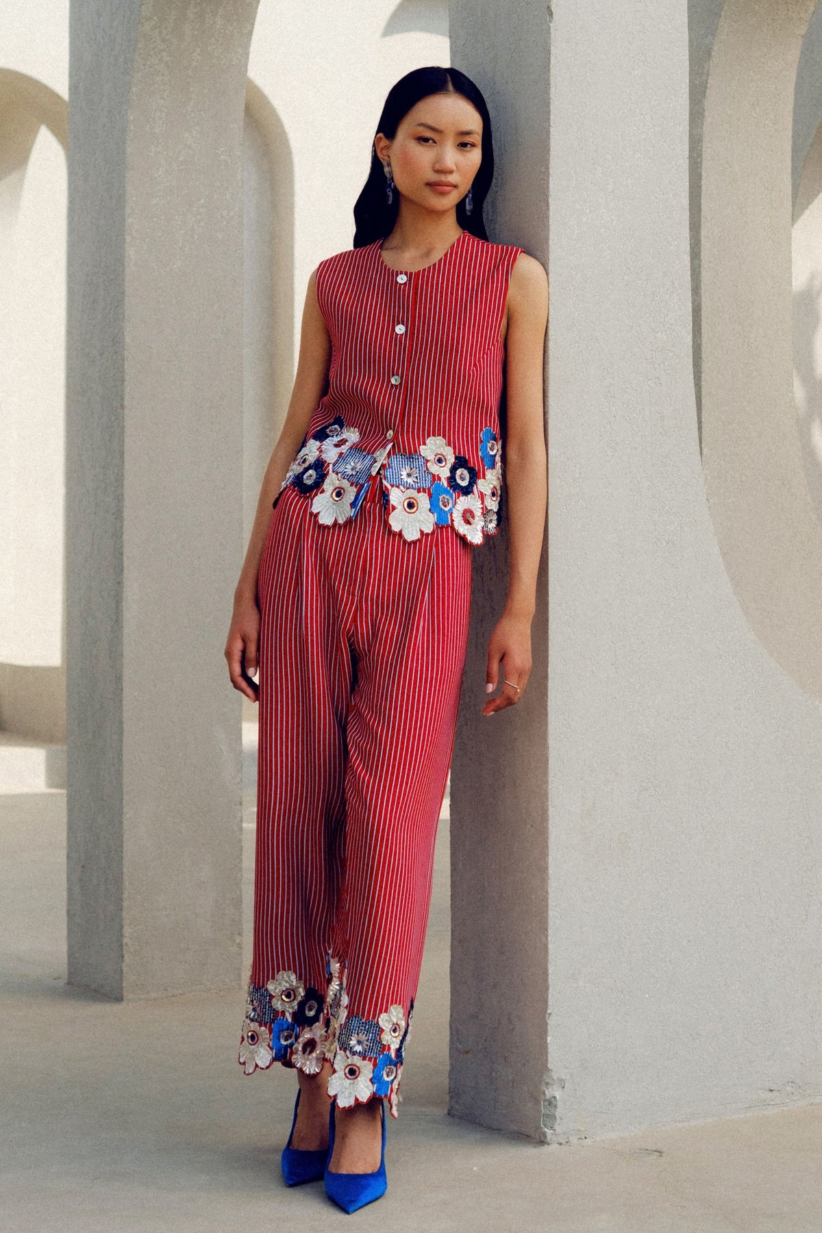 Red Margot Co-ord Set