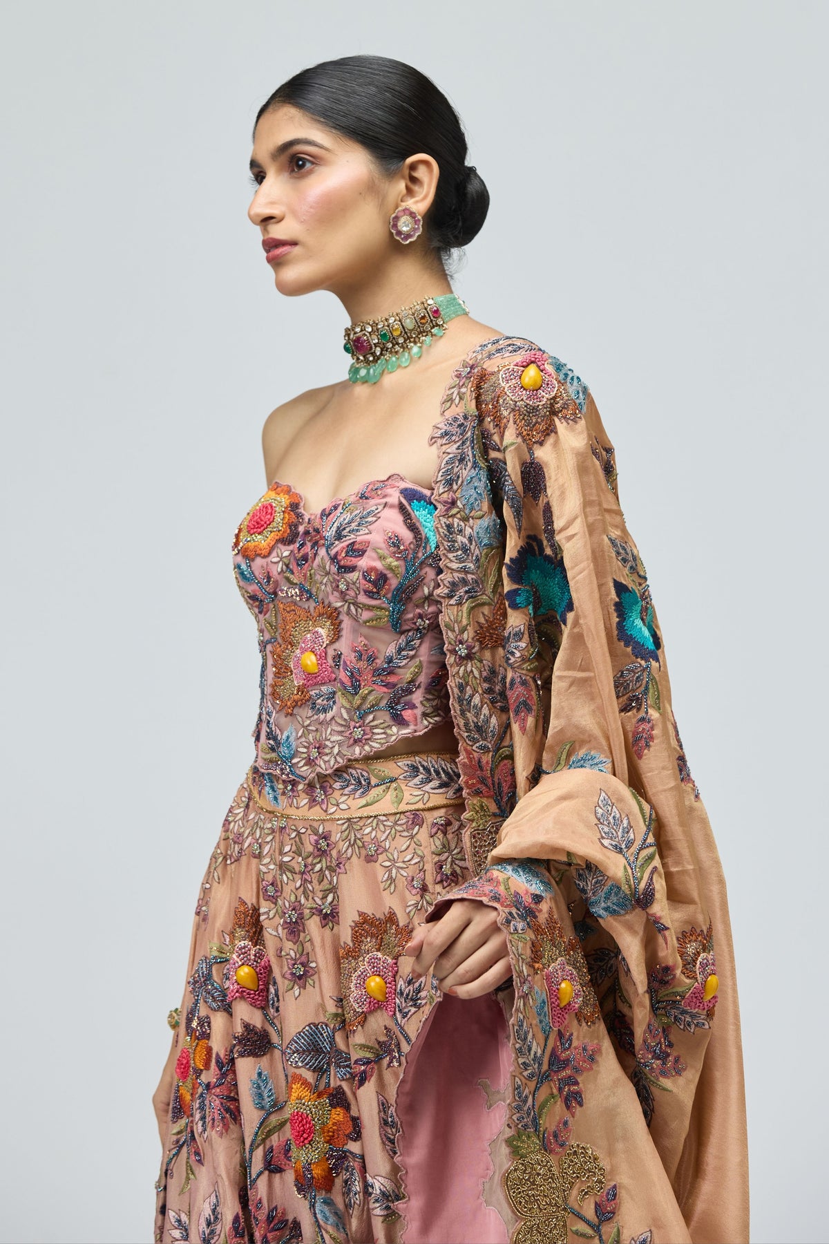 Thread Work Lehenga Set