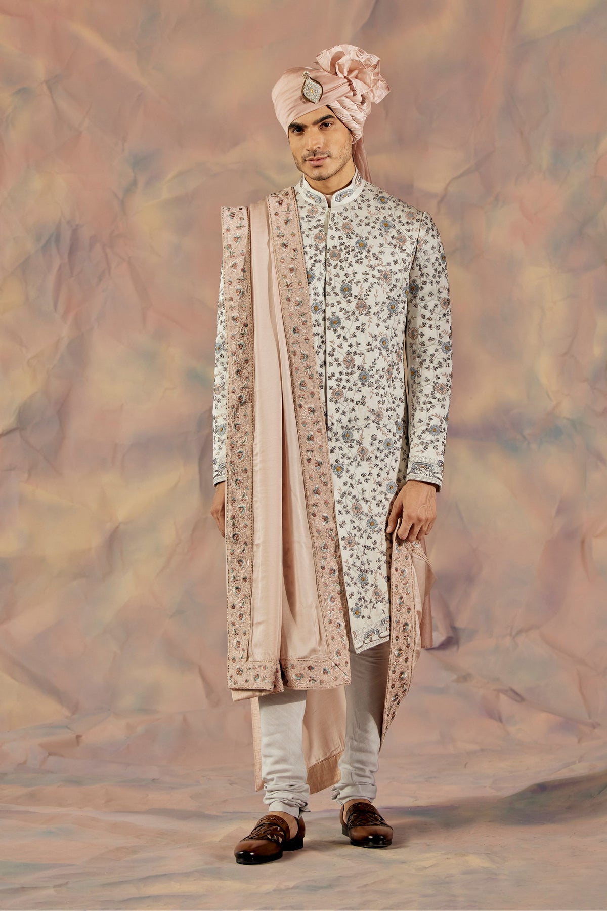 Silver Lining Sherwani Set