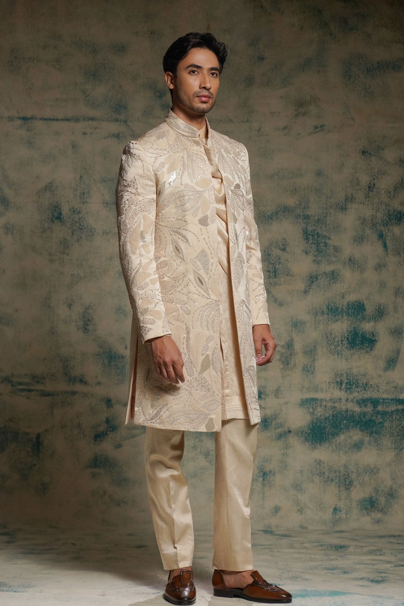 Buttercream Jacket Set - Jatin Malik - Elahe