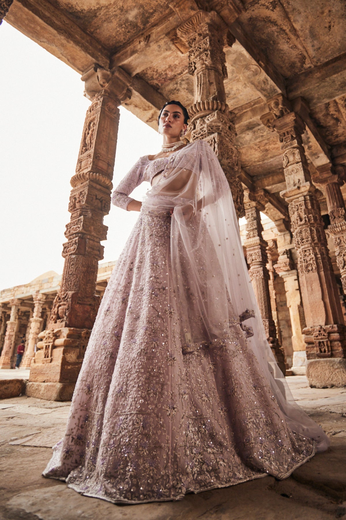 Lila Bridal Lehenga Set