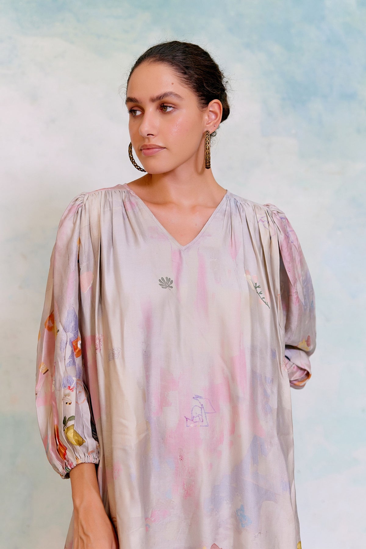 Aura Grey Texture Dress