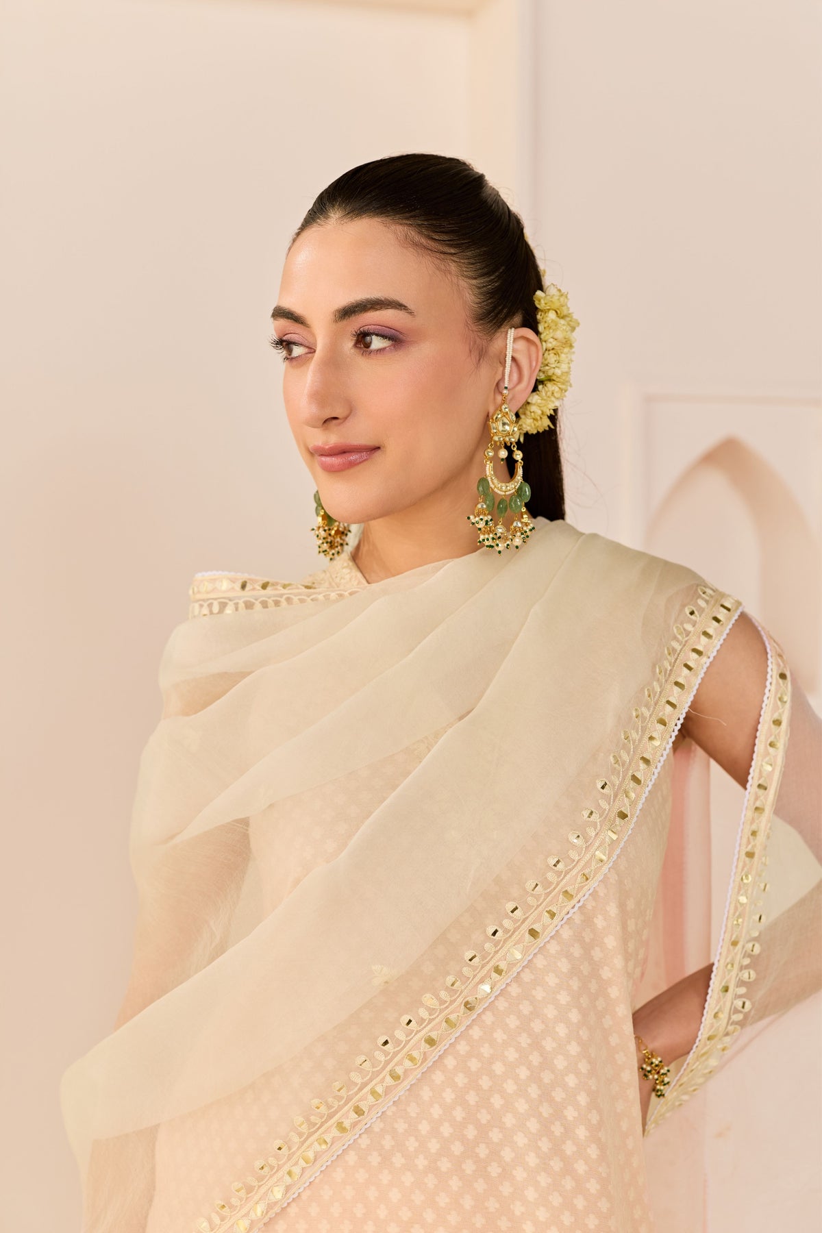 Miral Carnation Pink Short Kurta Set