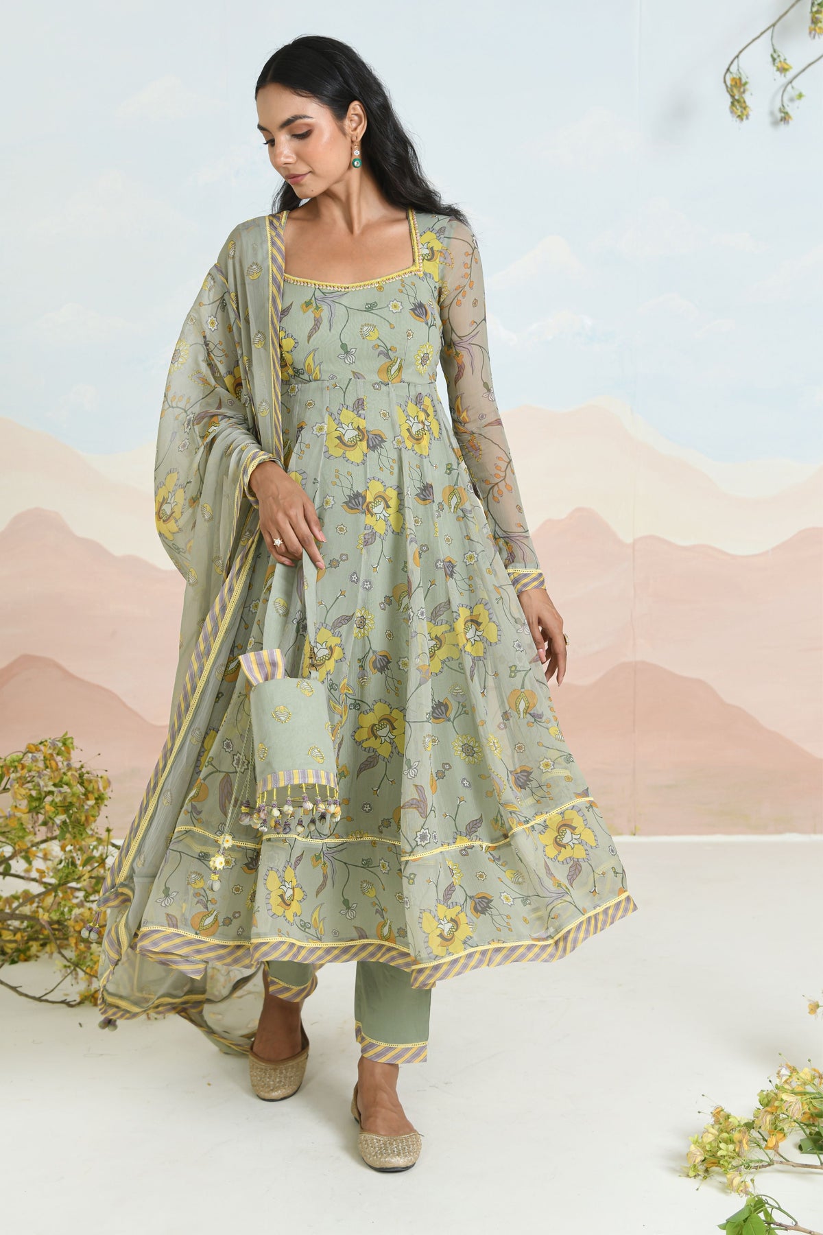 Sunpetal Anarkali