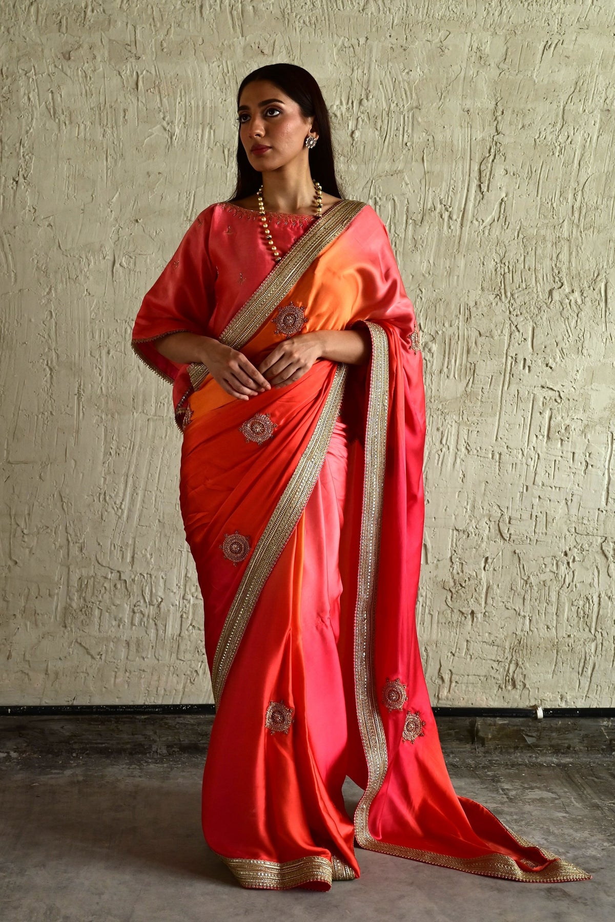 Rose Pink Roop Saree