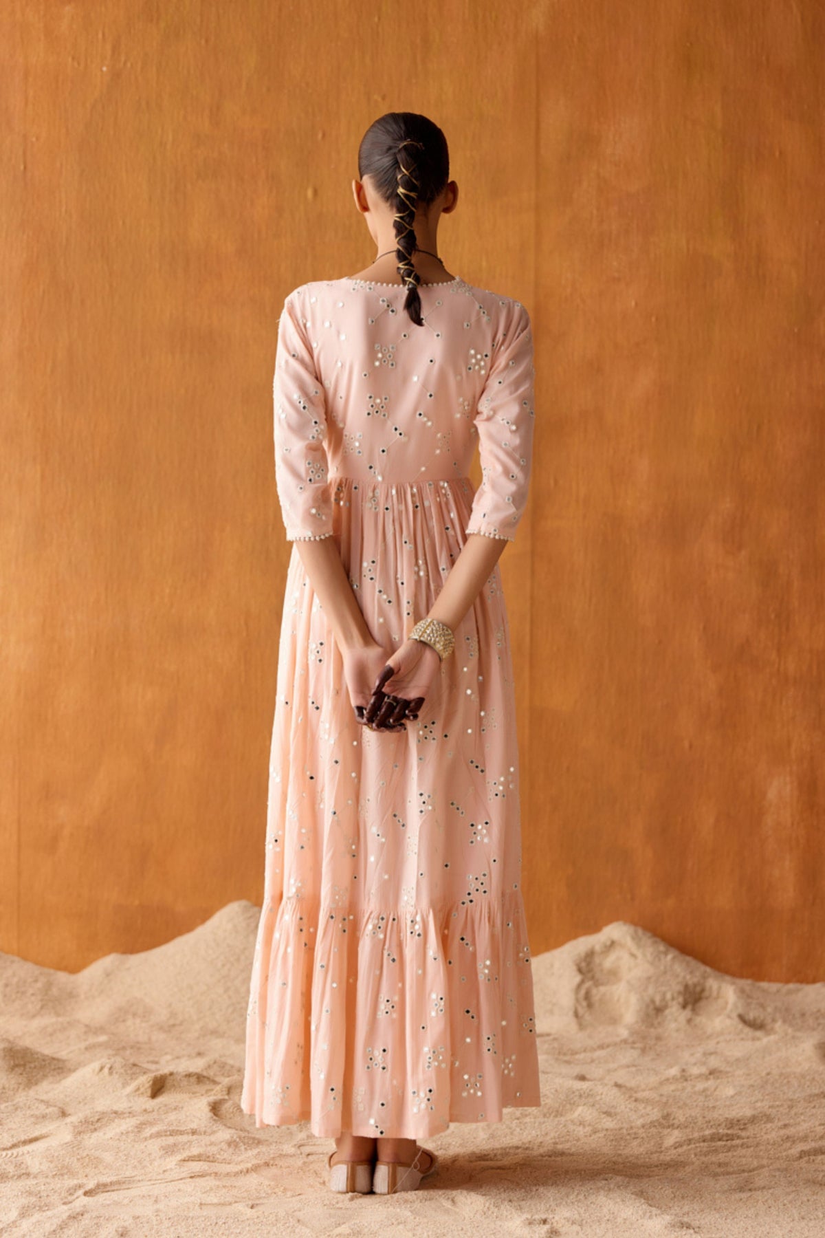 Blush Pink Anarkali Set