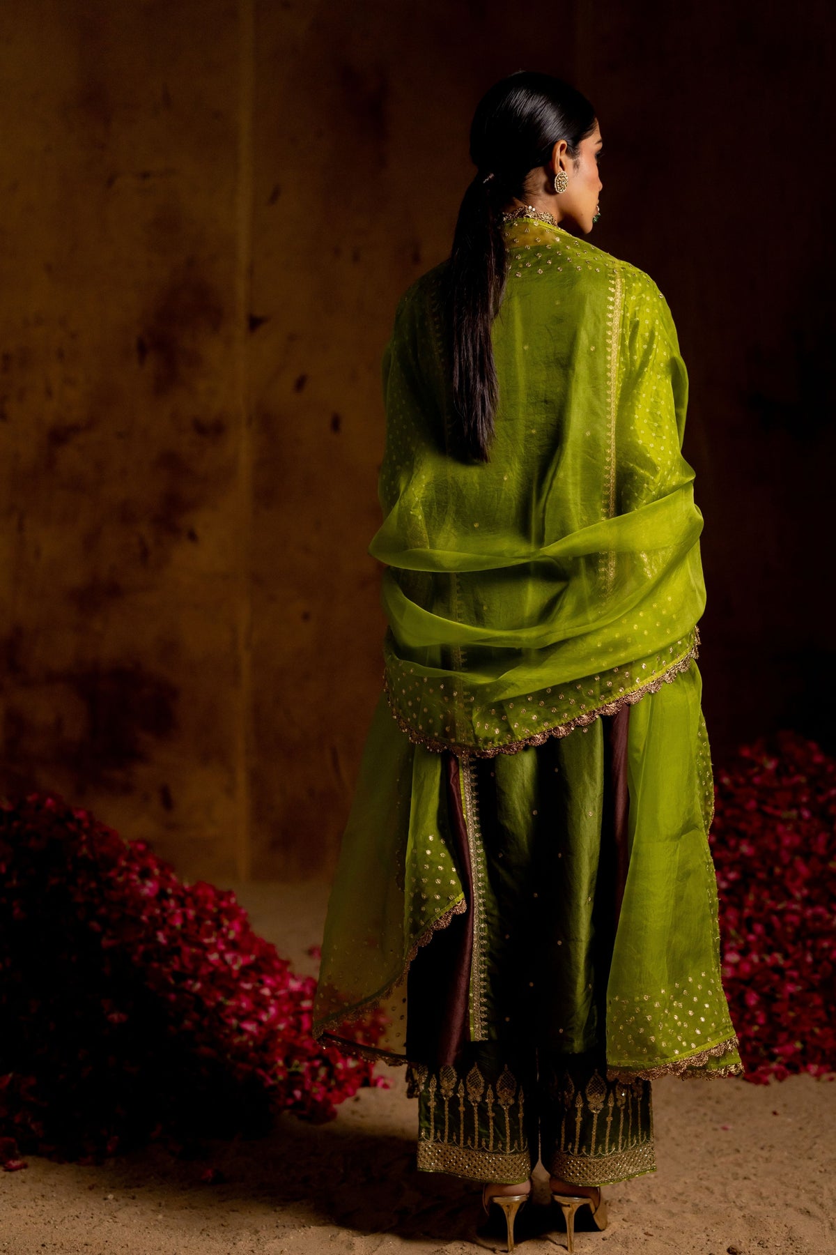 Lime Dupatta