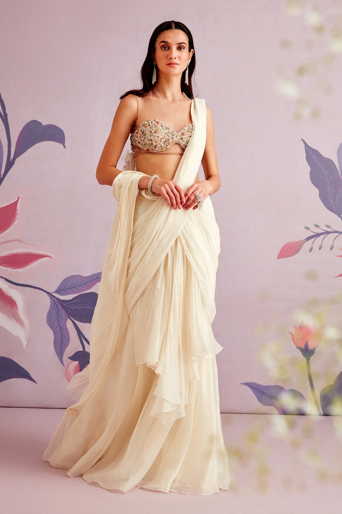 Acacia saree set