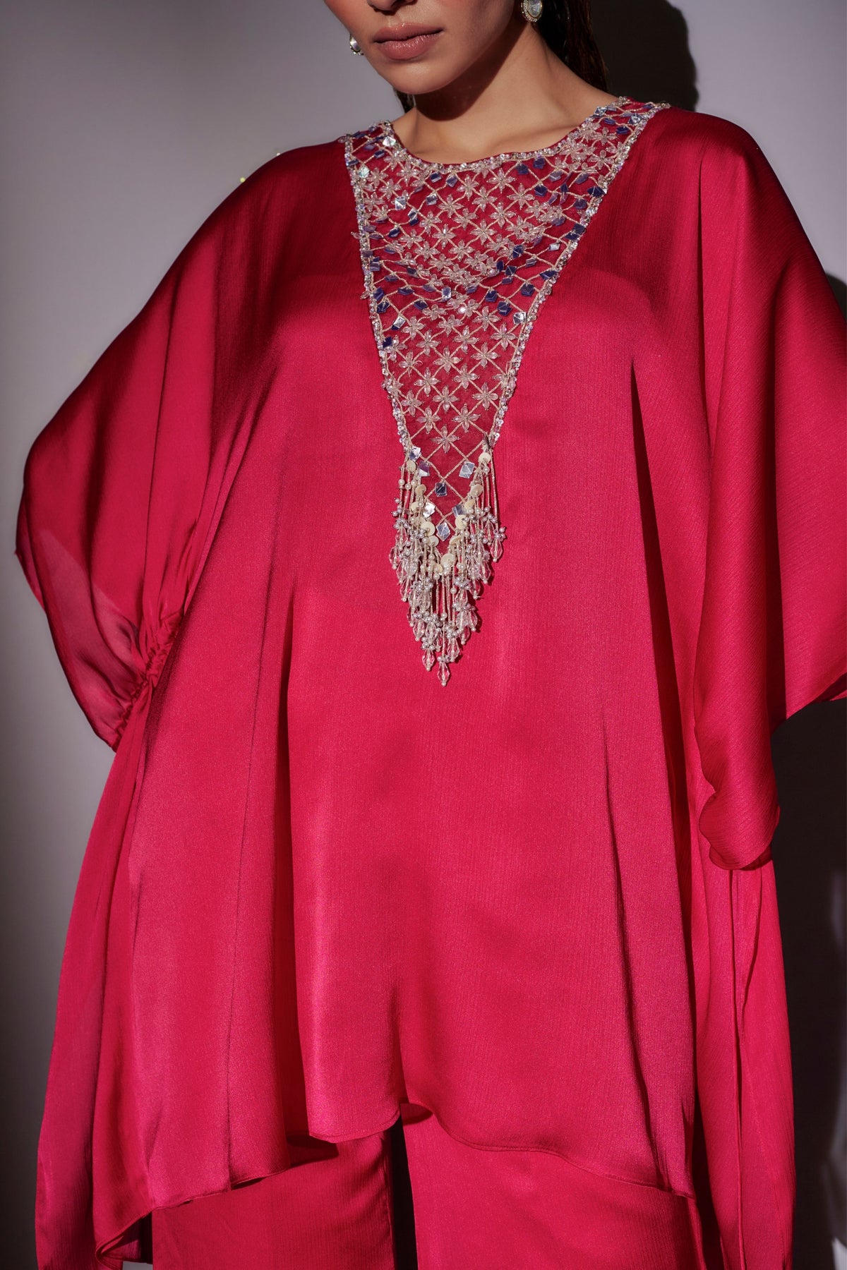Rani Pink Kaftan Set