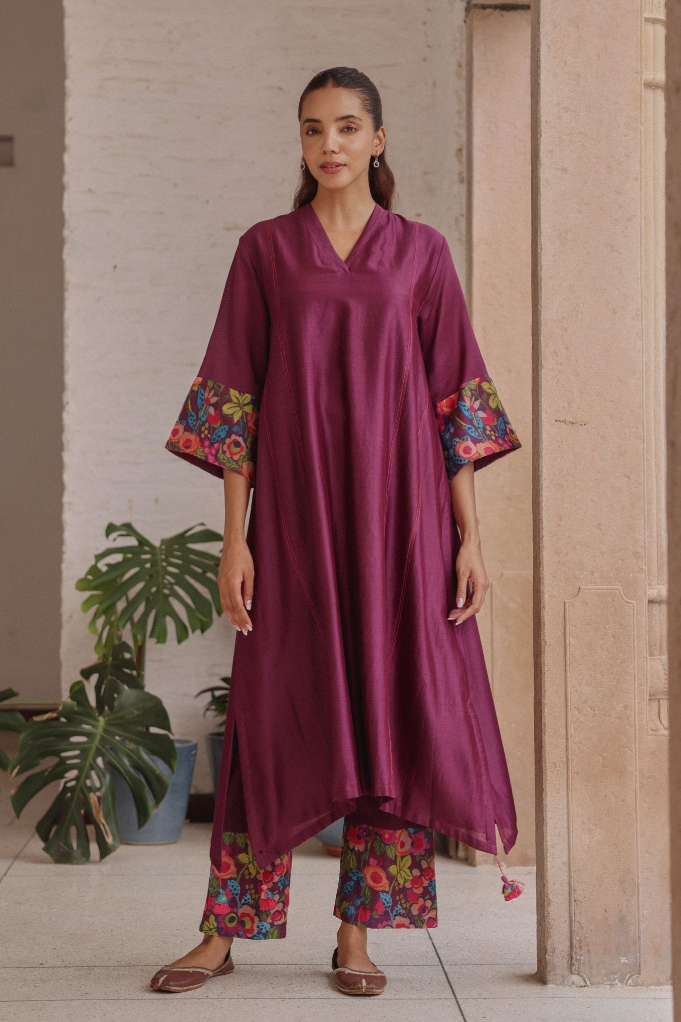 Amethyst Kurta Set - Vaayu - Elahe