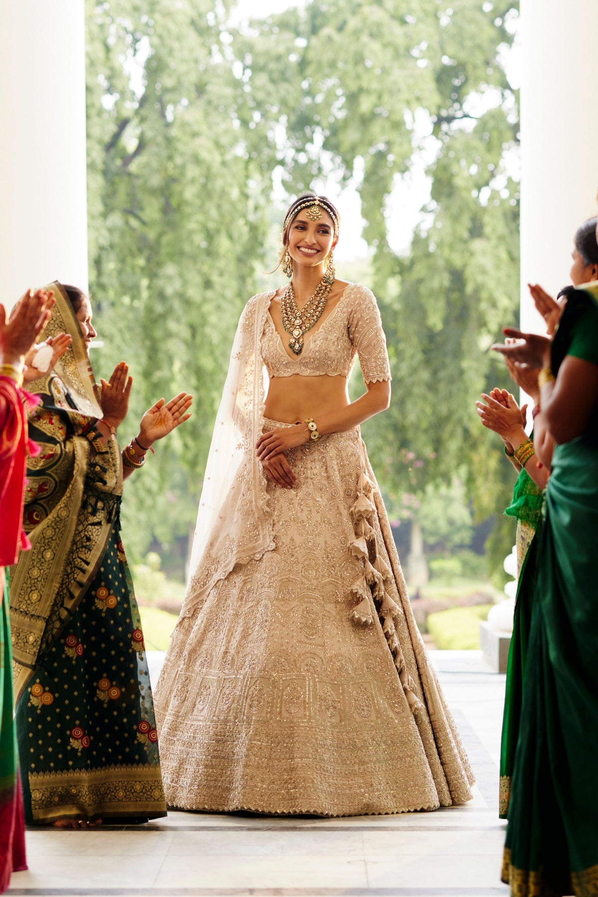 Mahal Ivory Lehenga Set