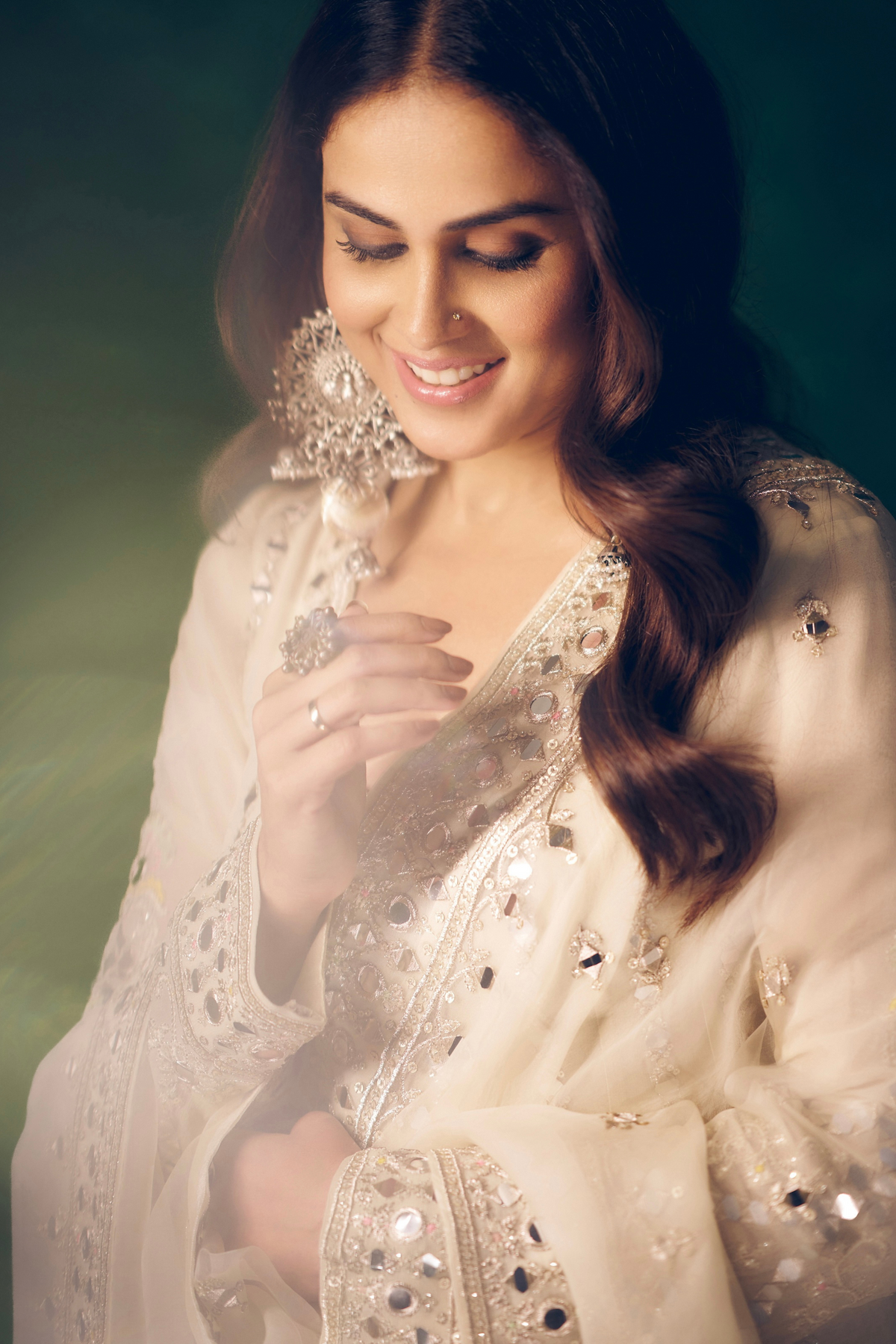 Genelia in Cheshtha Anarkali Set