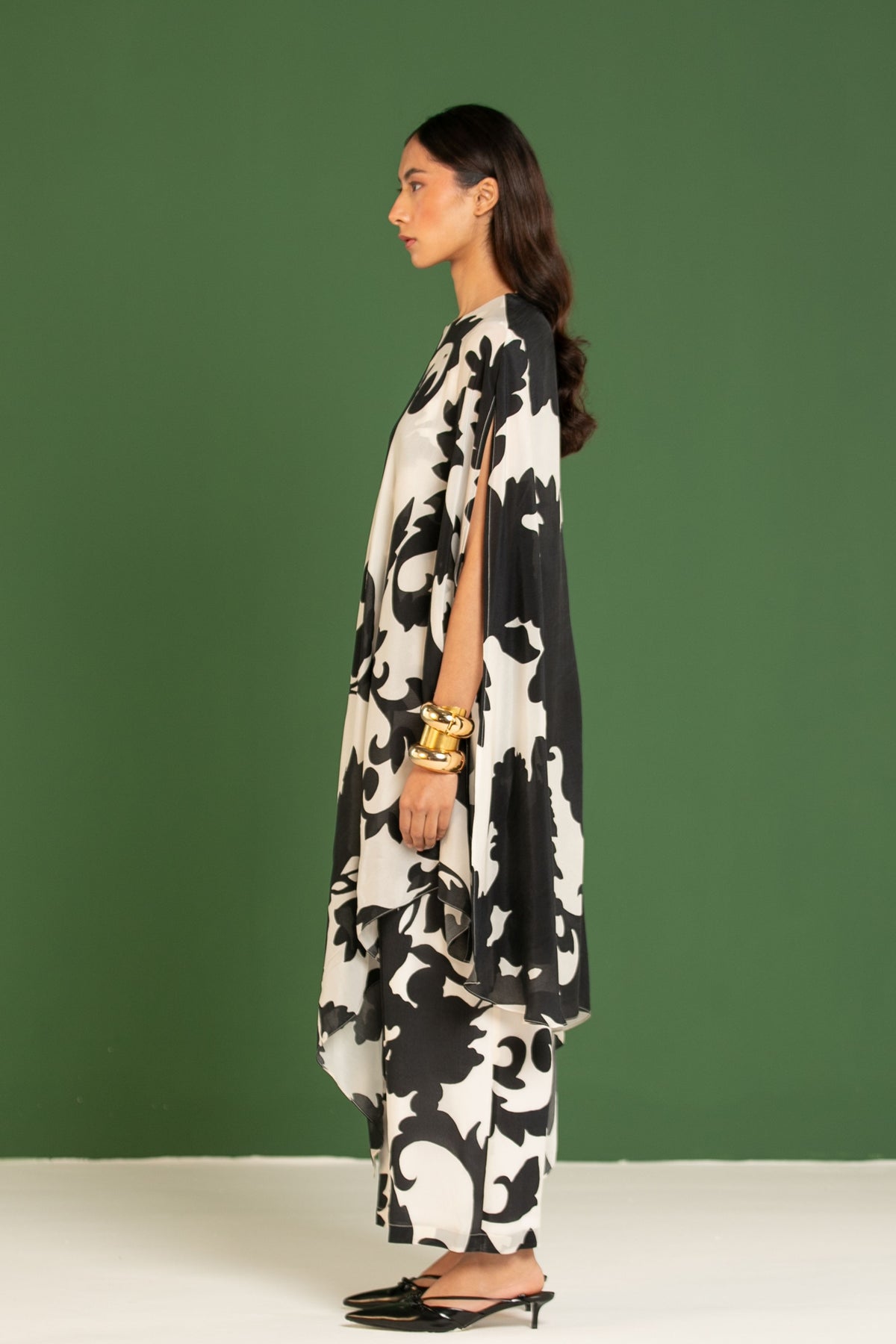 Black Draped Jumpsuit