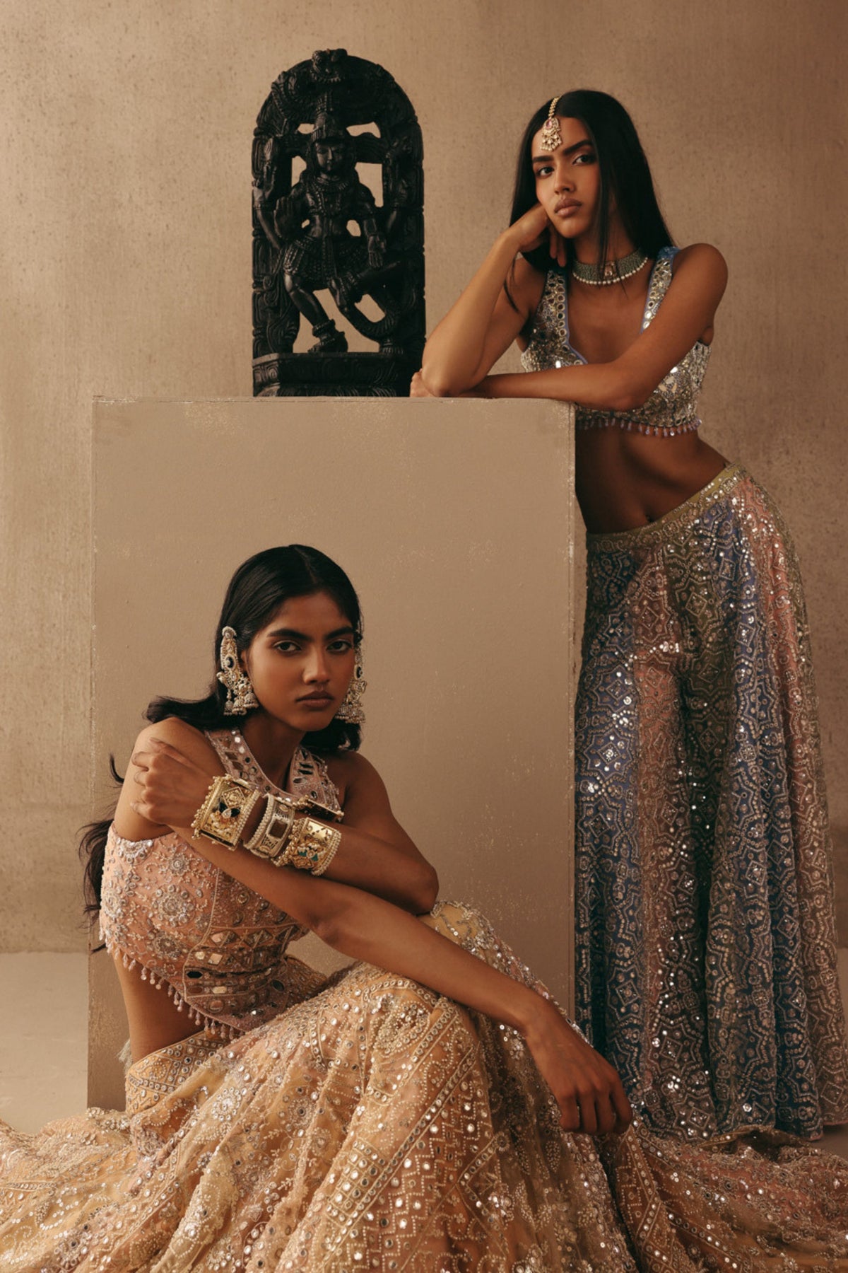 Mirrorwork Sharara Set