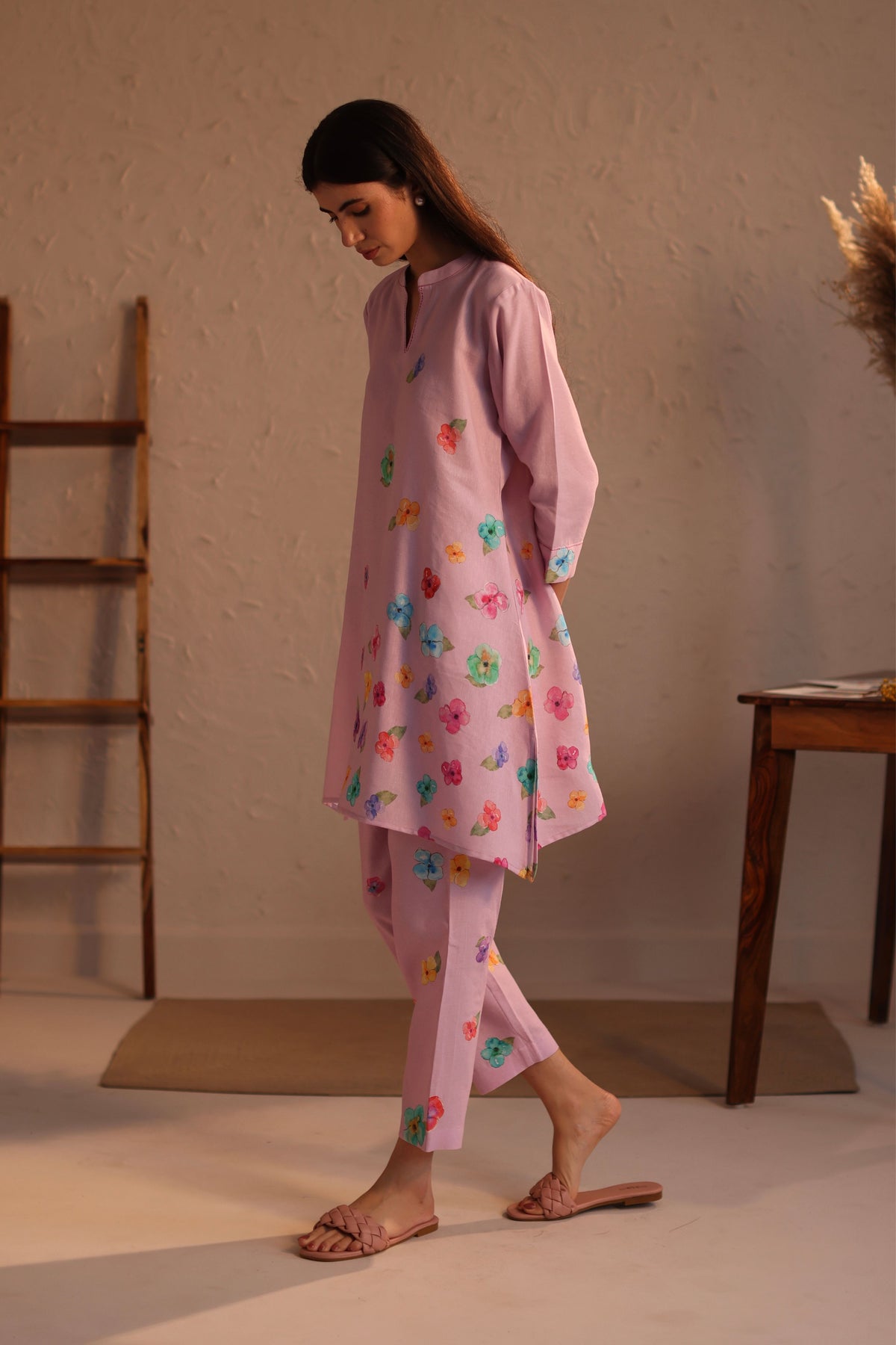 Limoncello Pink Kurta