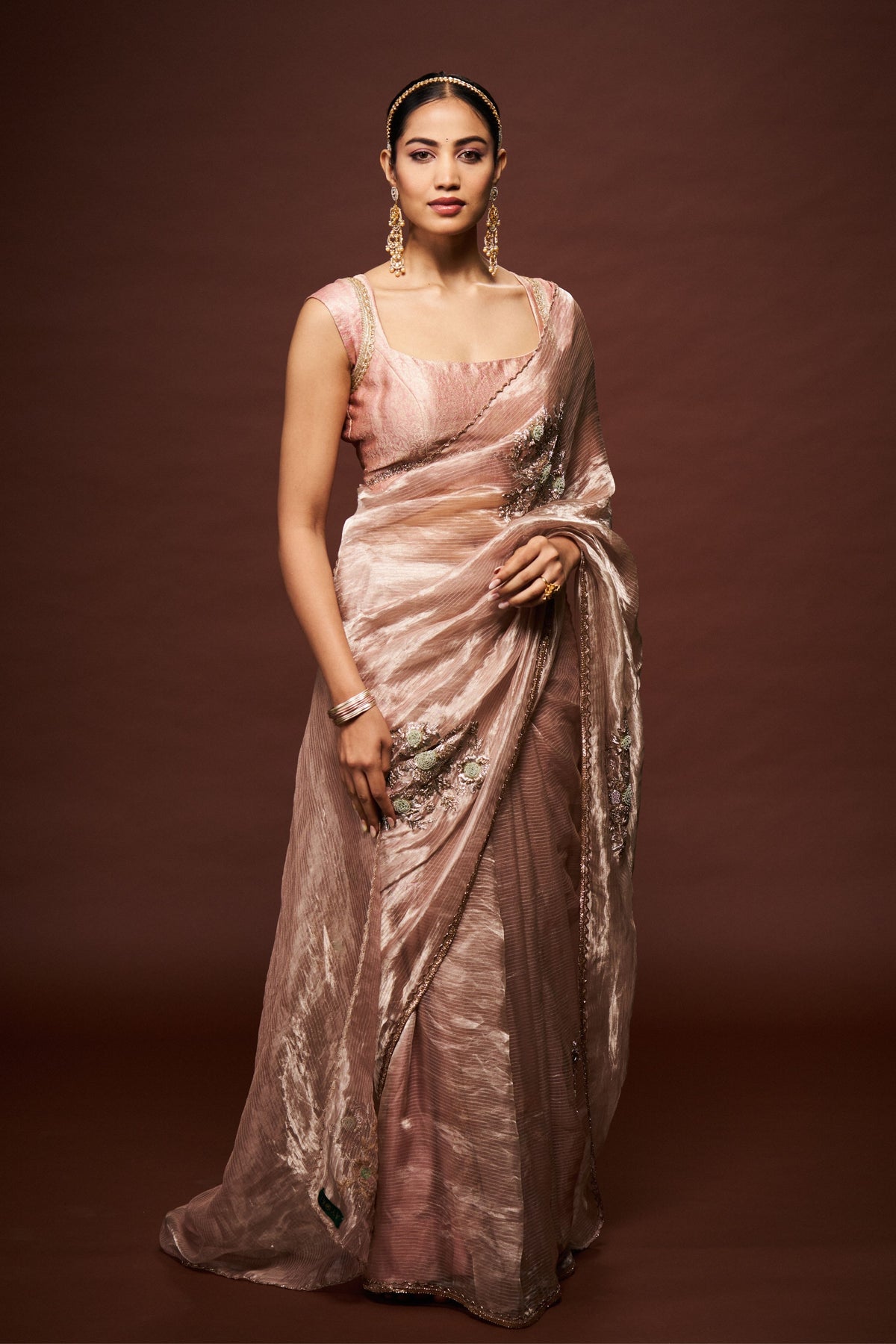 Maya Boota  Tissue Saree Set