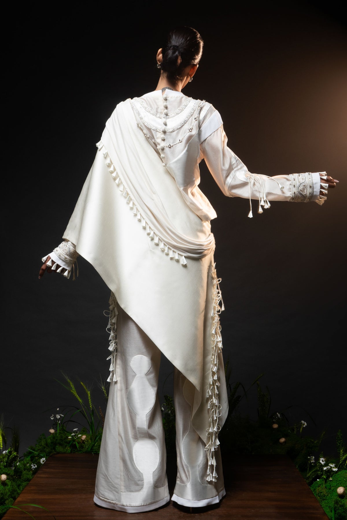 Patchwork Tassel Fusion Set