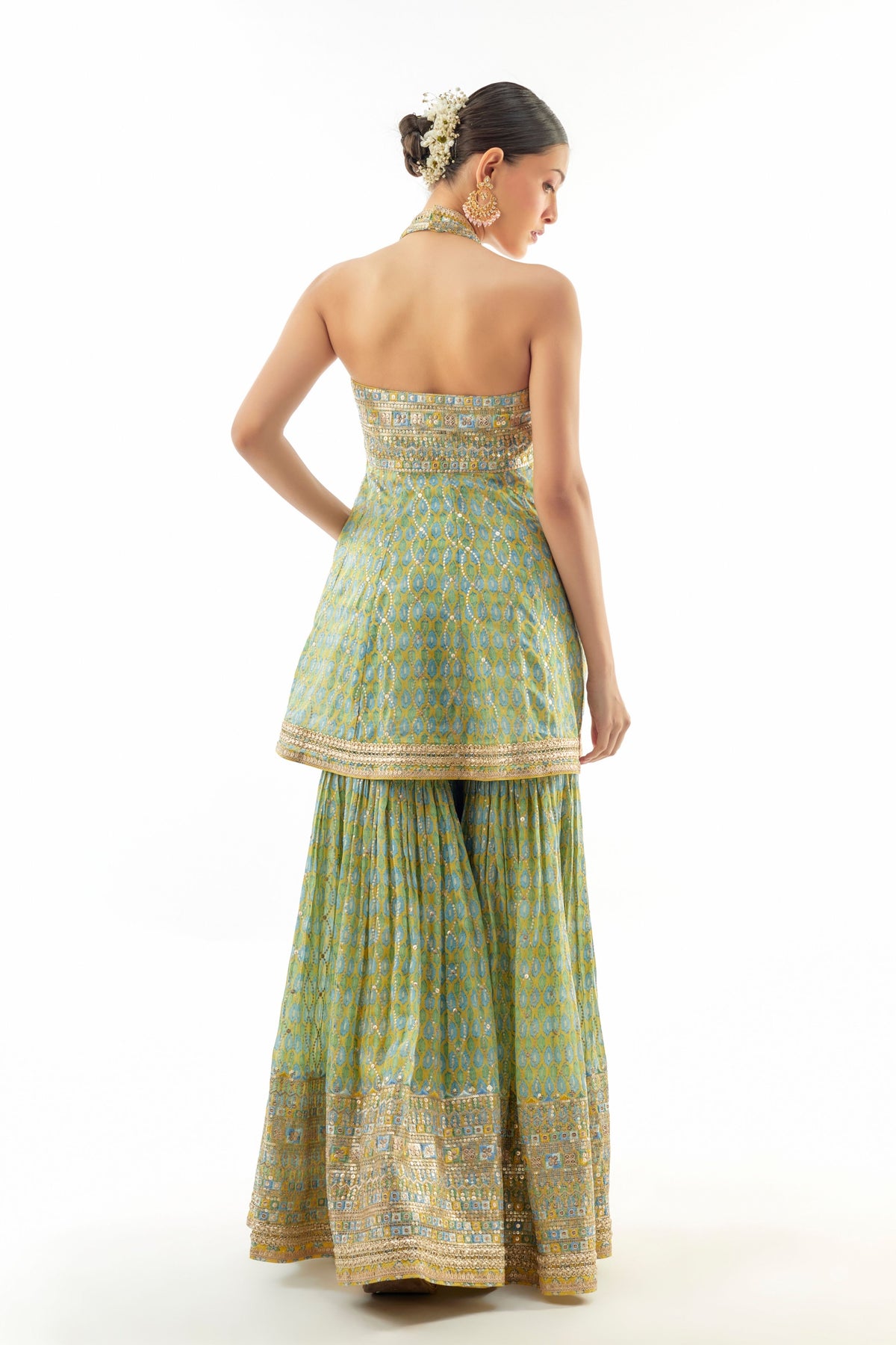 Yellow Janhavi Sharara Set