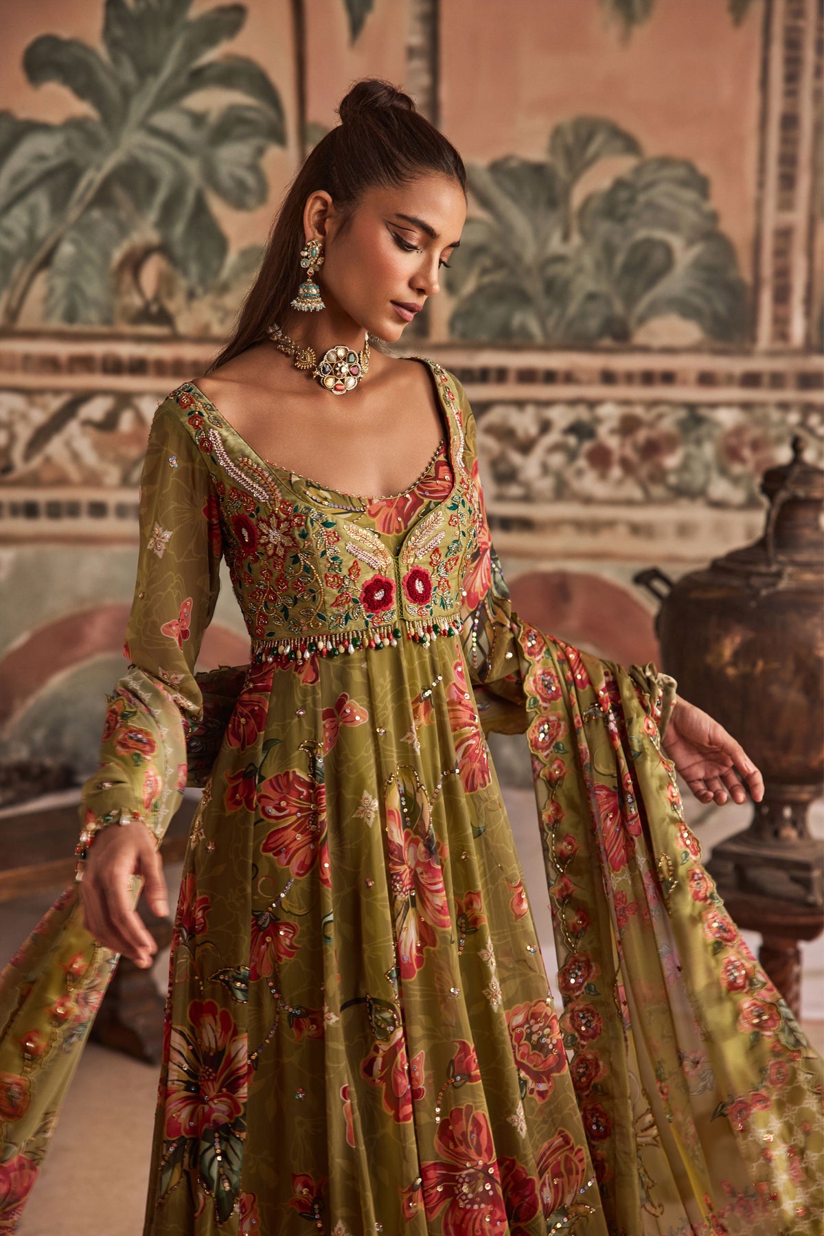 Boho Begum Anarkali Set