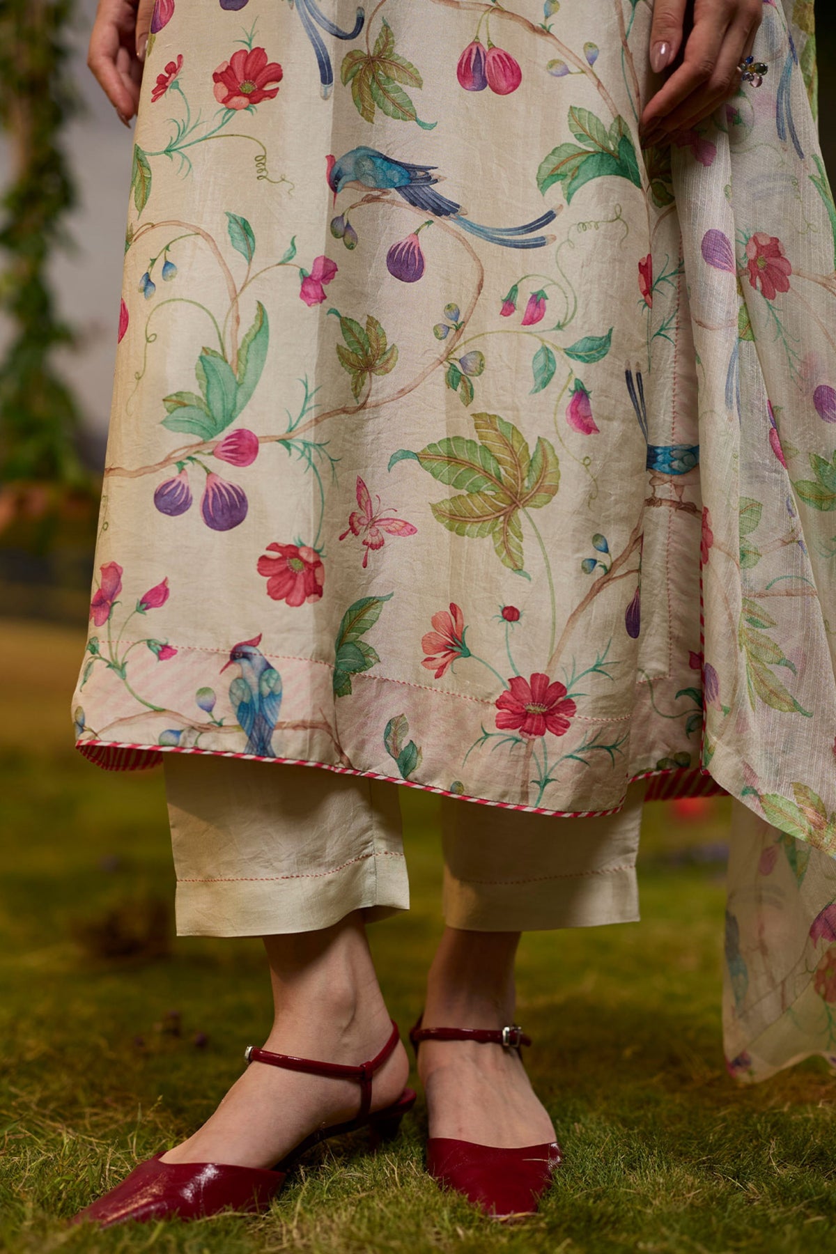 Fig n Fable Ivory Kurta Set