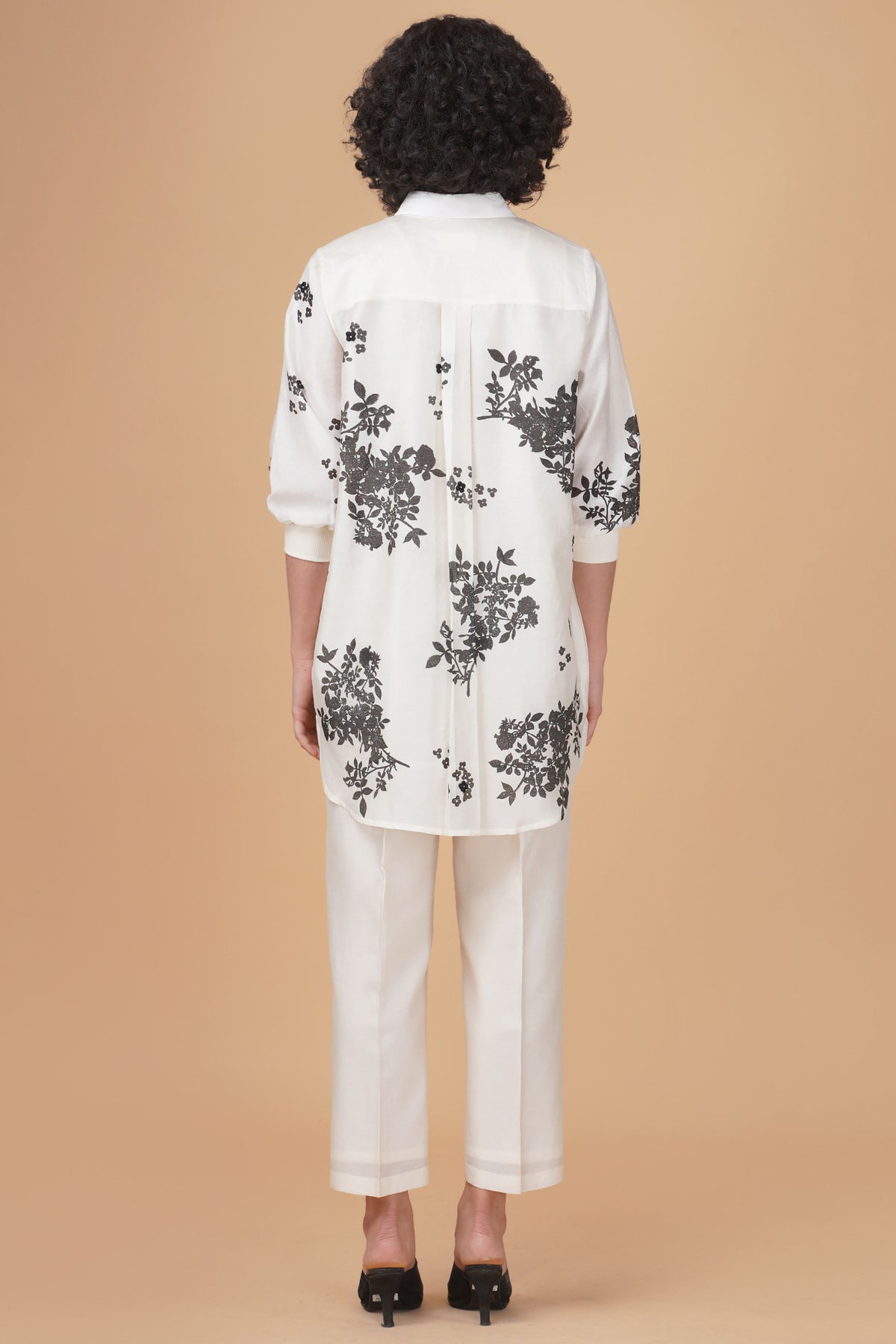 Ivory Yuri Print Co-Ord Set