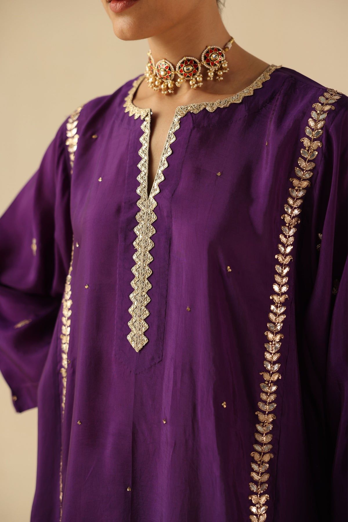 Purple Arzoo Kurta Set