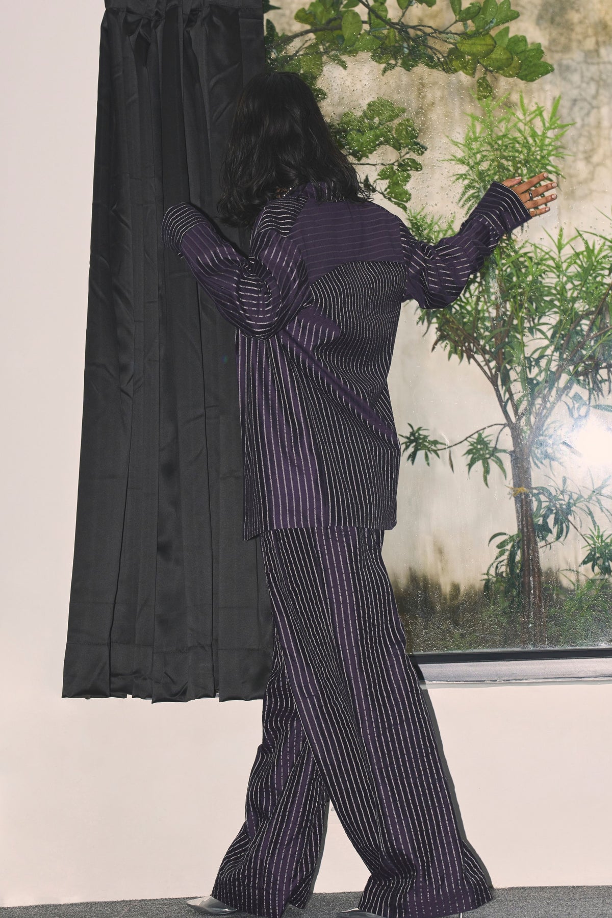 Aubergine Gleam Jacket Set