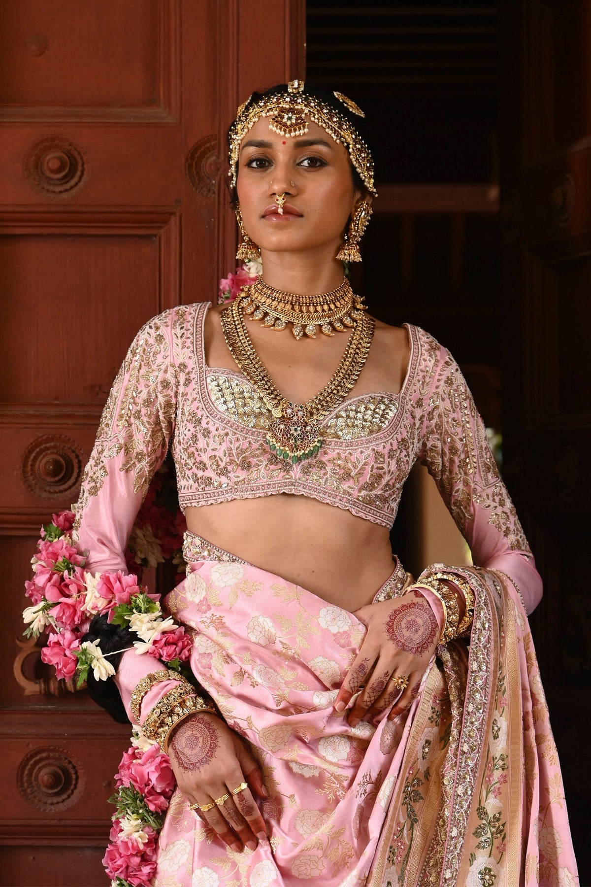 Gulsakhi Pink Blouse