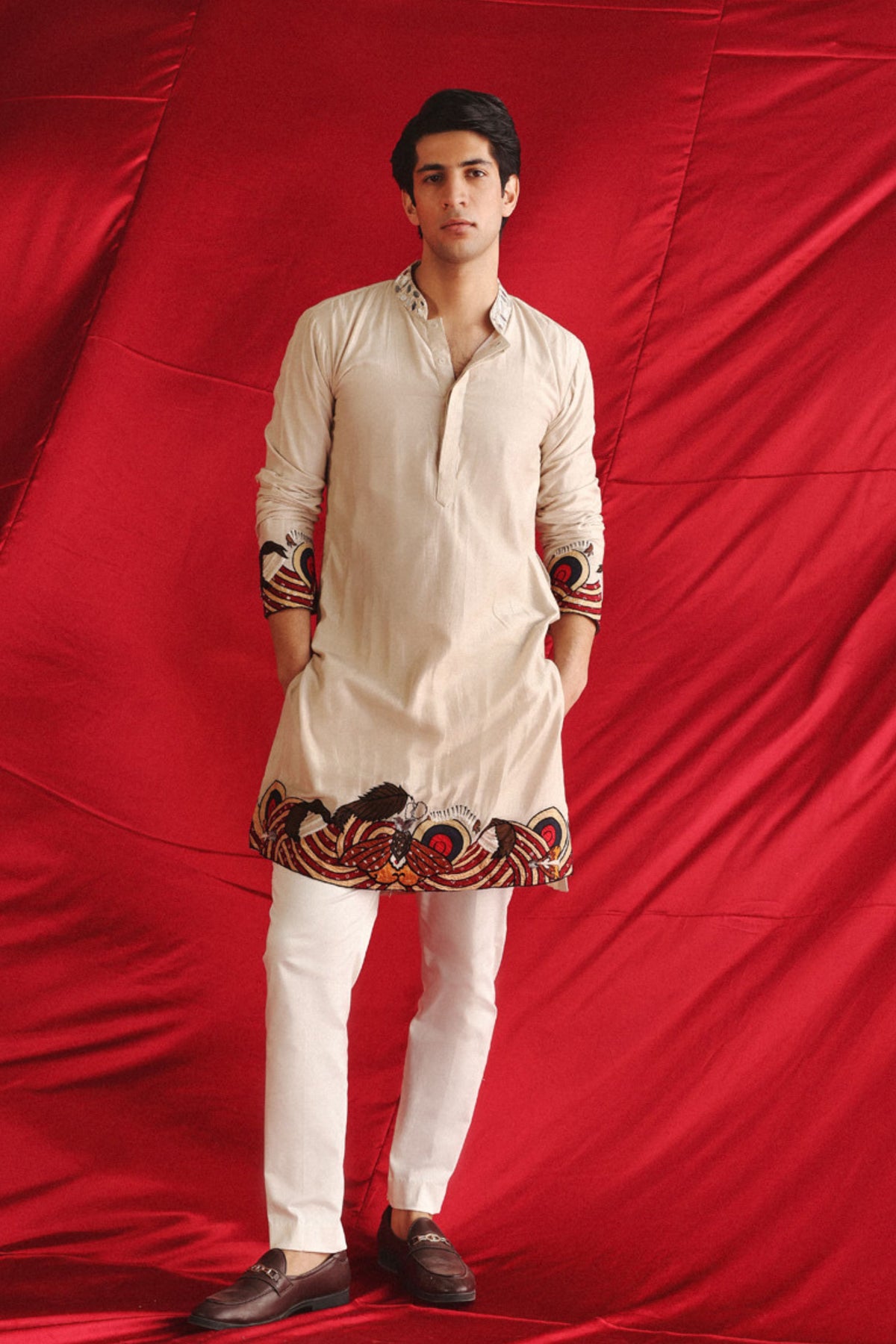 Ivory Metamorphosis Kurta Set