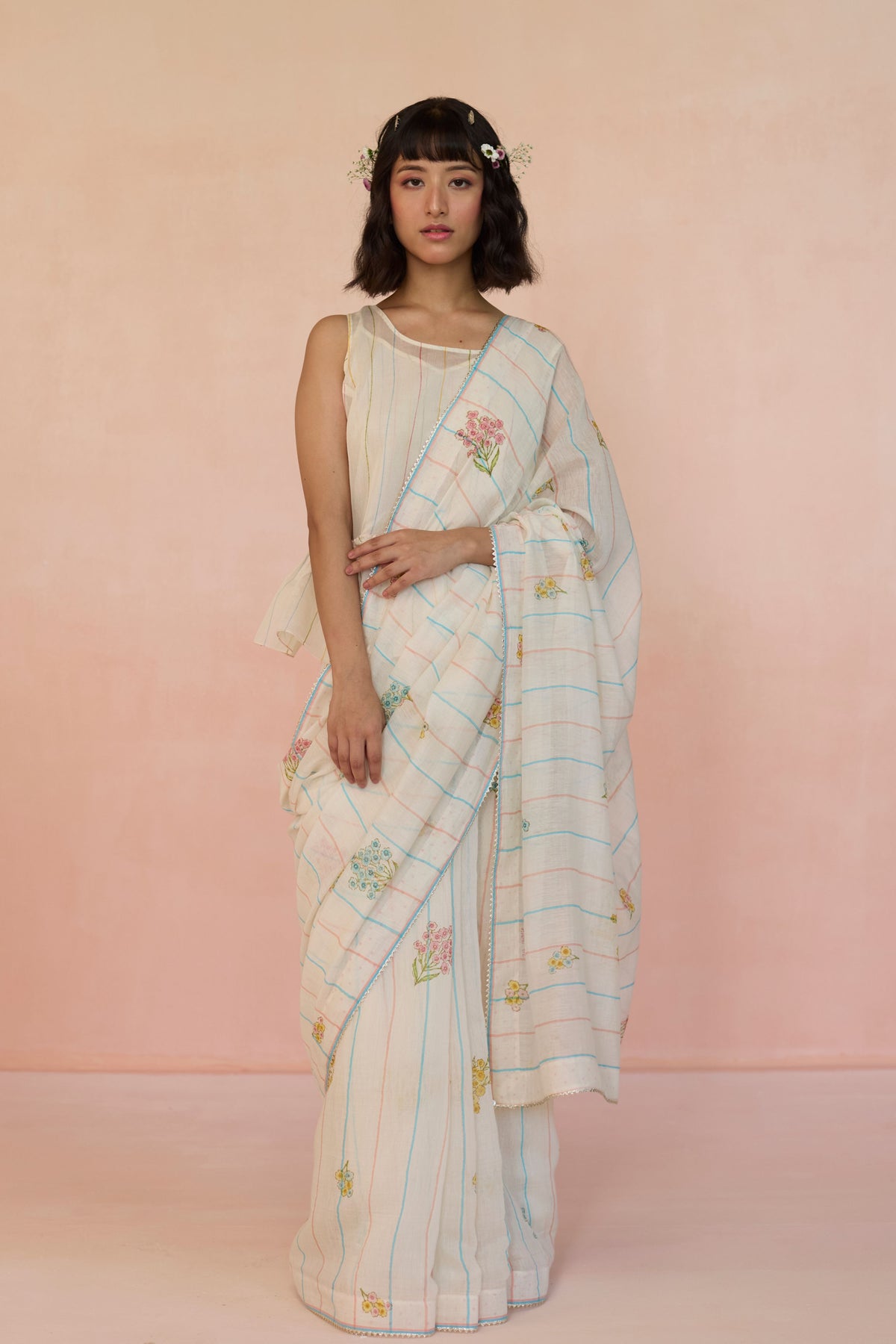 Ditsy Silk Saree