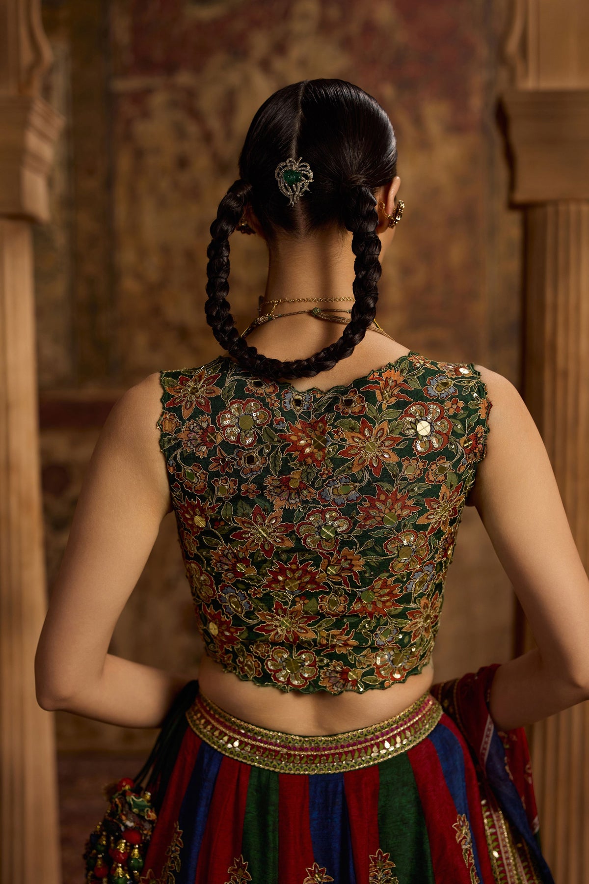 Ravika Red Lehenga Set