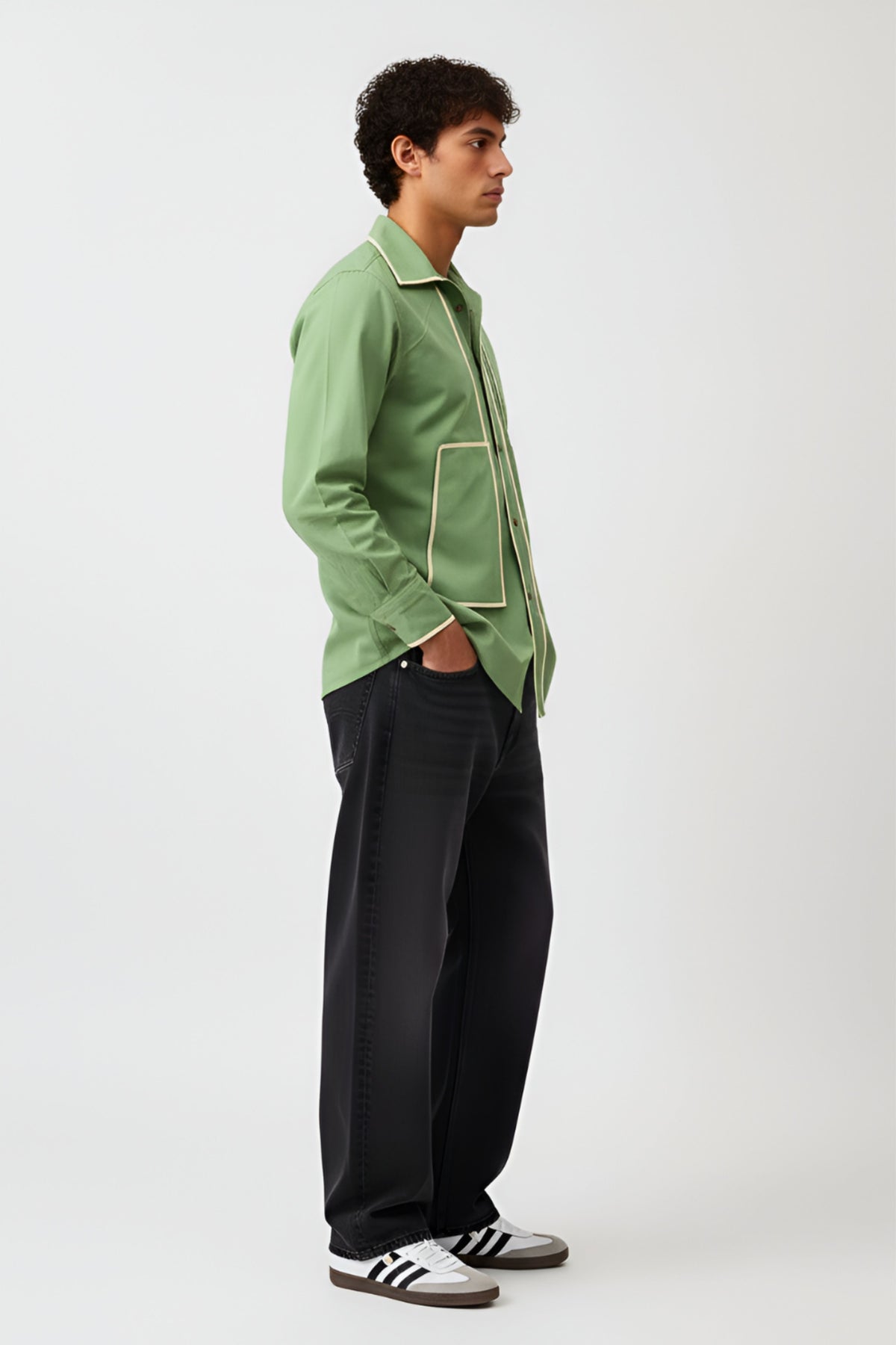 Asparagus Flap Shirt