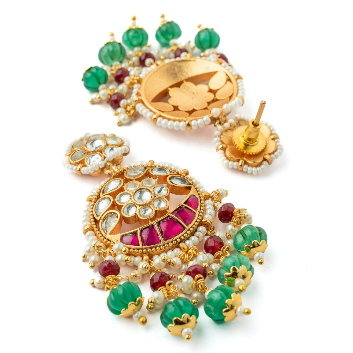 Multi-color Kundan Polki Set