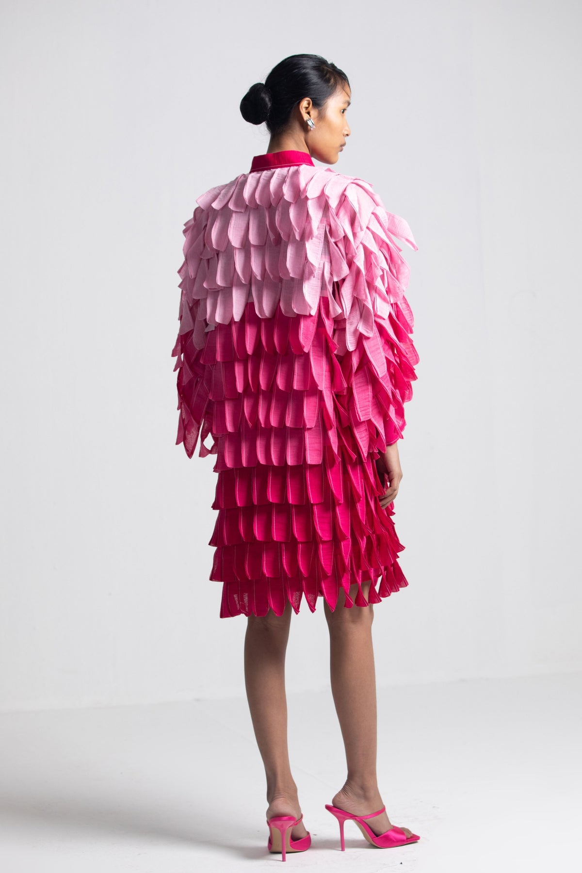 Boxy Ombre Petal Dress