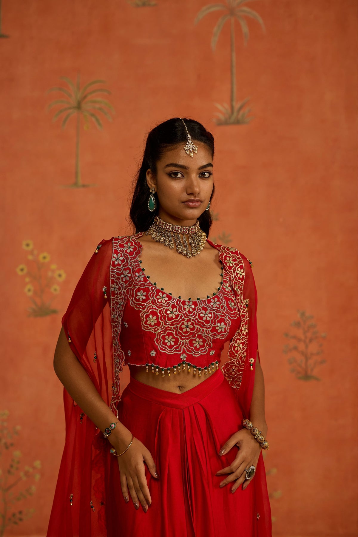 Damini Cape Set