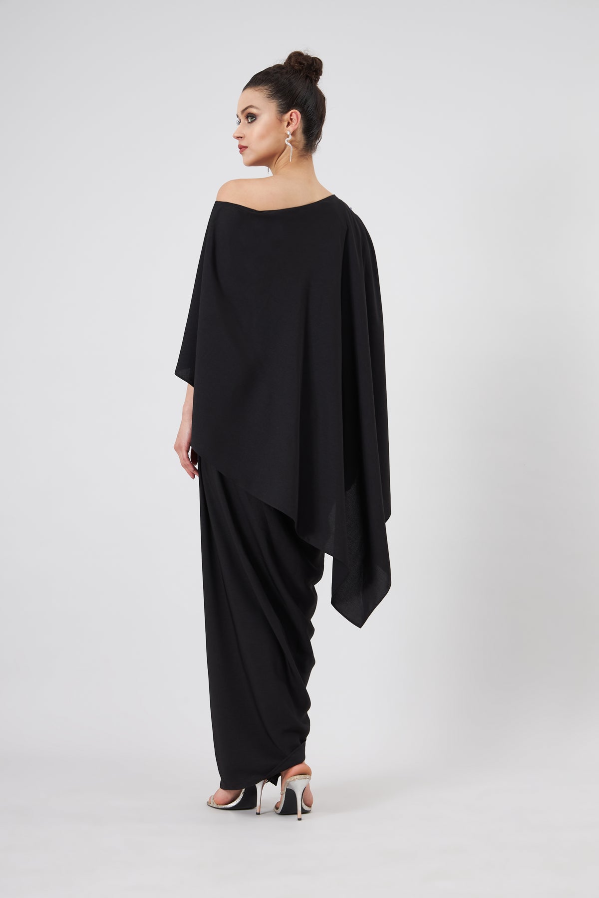 Noir Cape Dress