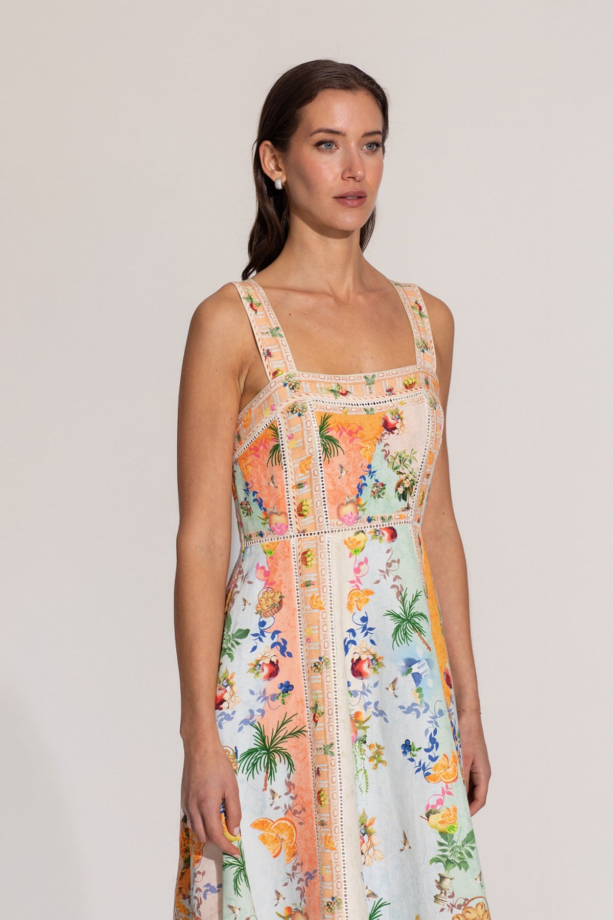 Alora Panel Midi Dress