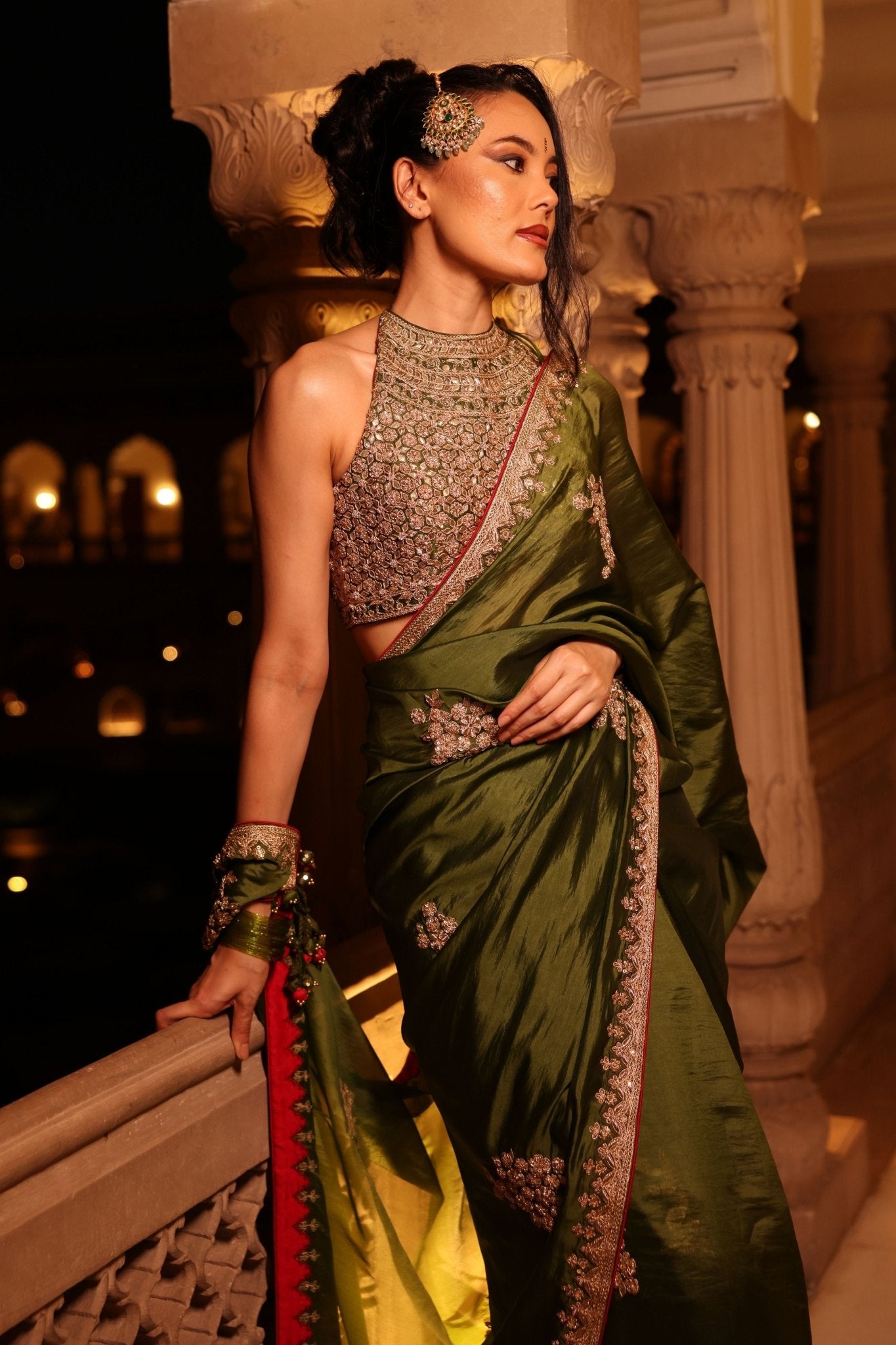 Kaccha Aam Saree Set - Punit Balana - Elahe