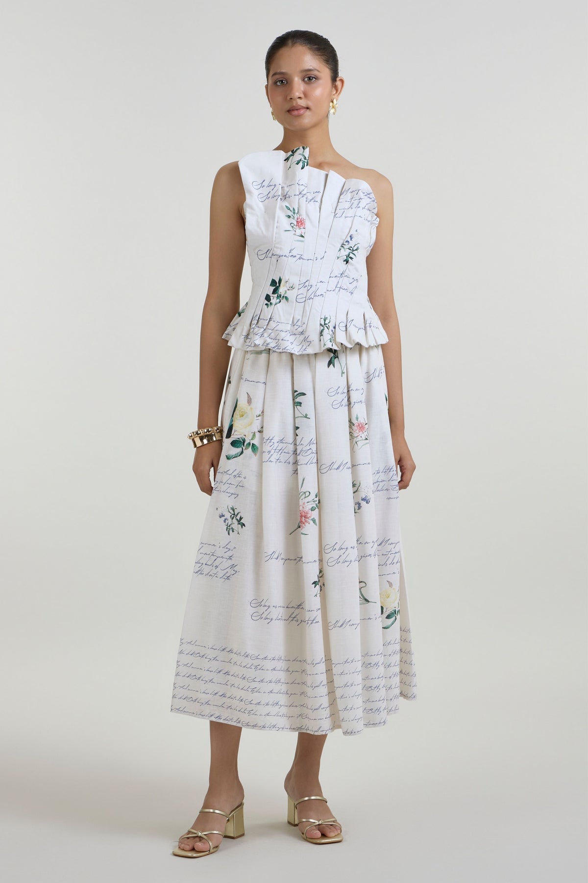 Poetry Skirt Set