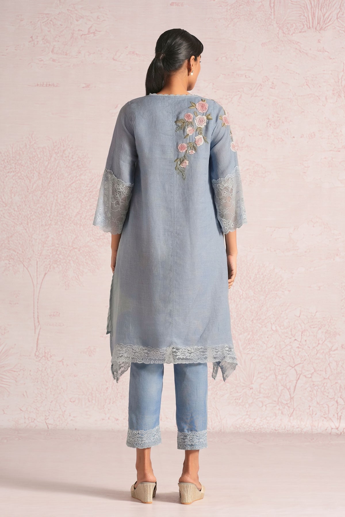 Whimsical Inkblot Tunic Set